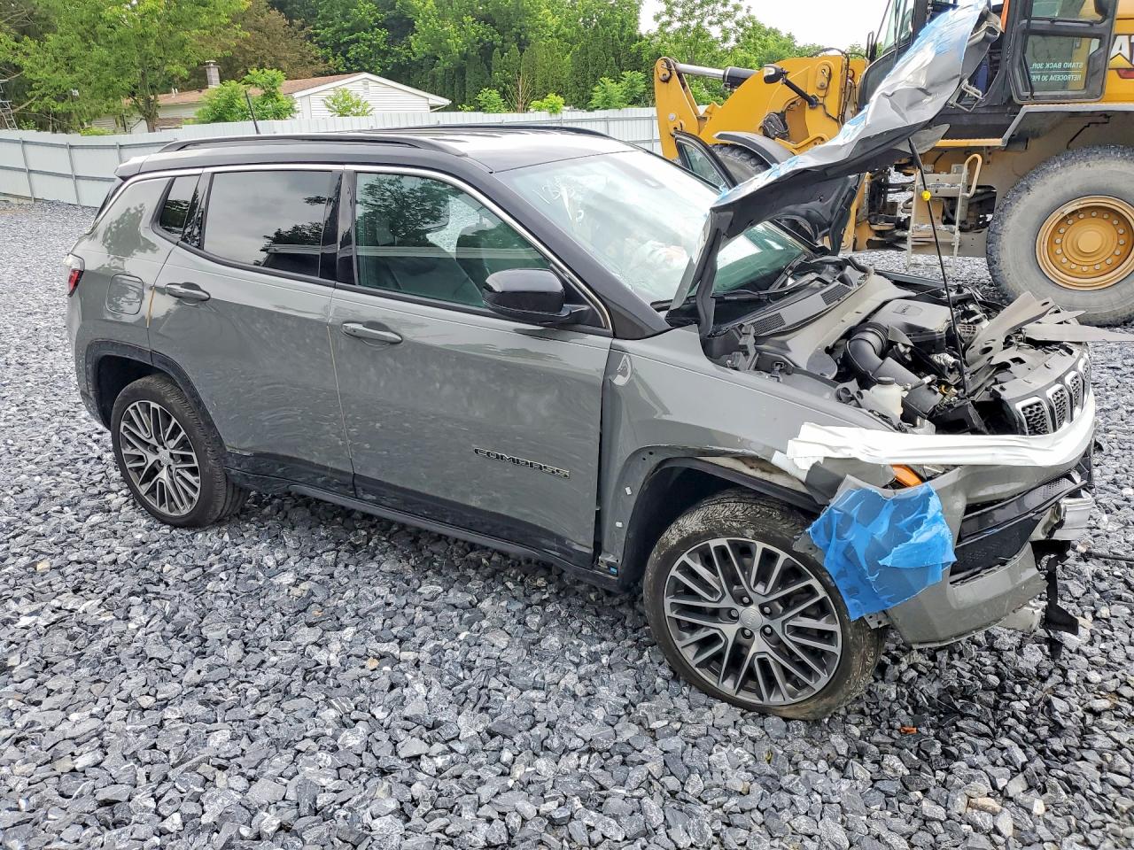 2023 Jeep Compass Limited Серый vin: 3C4NJDCN2PT543140