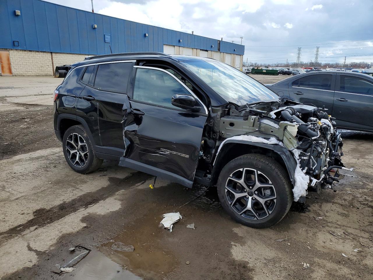 2025 Jeep Compass Limited Черный vin: 3C4NJDCN2ST576308
