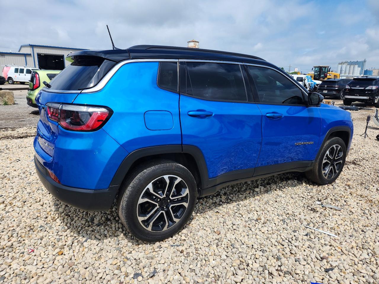 2024 Jeep Compass Limited Blue vin: 3C4NJDCN3RT576215
