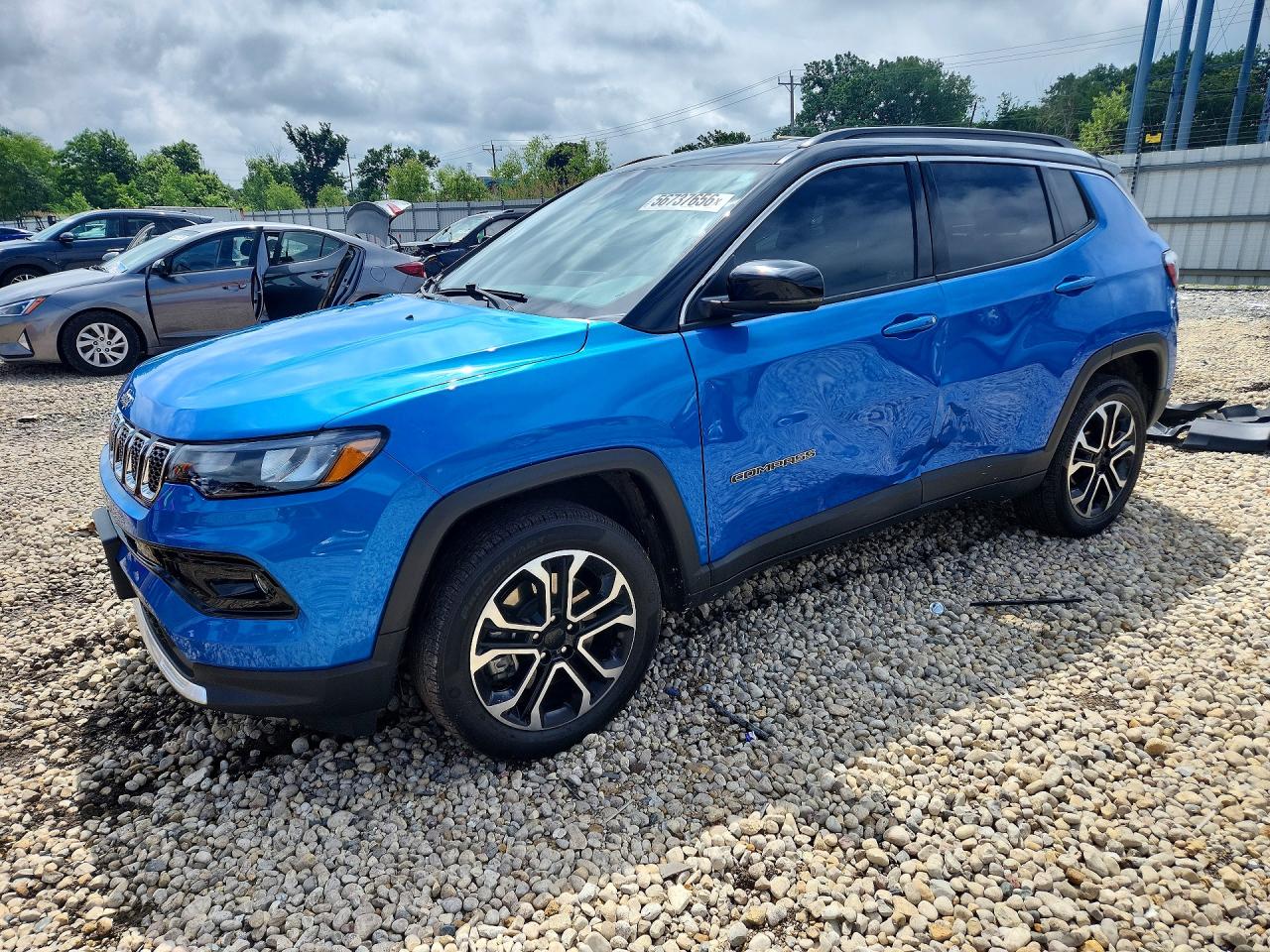 2024 Jeep Compass Limited Blue vin: 3C4NJDCN3RT576215