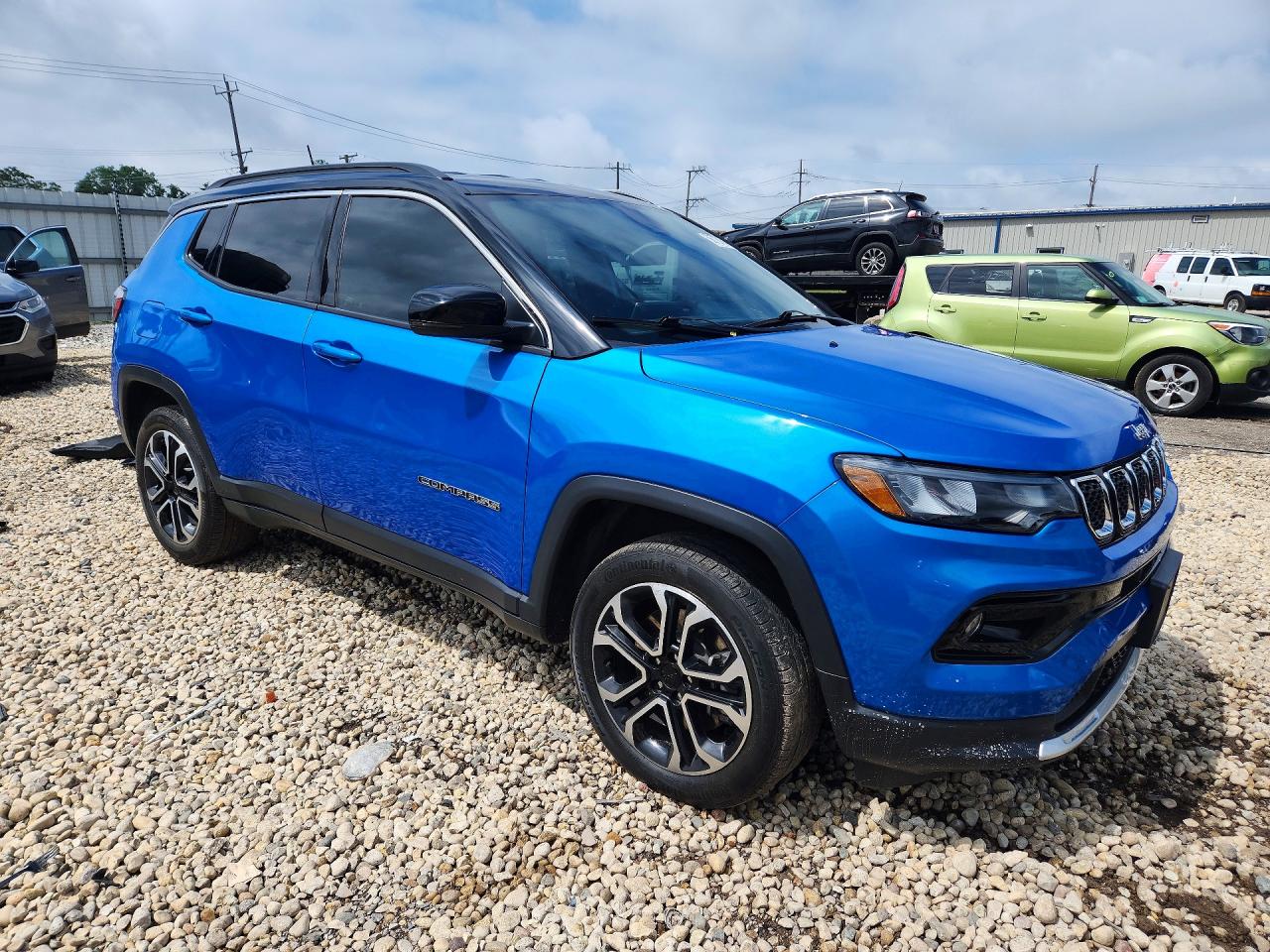 2024 Jeep Compass Limited Blue vin: 3C4NJDCN3RT576215