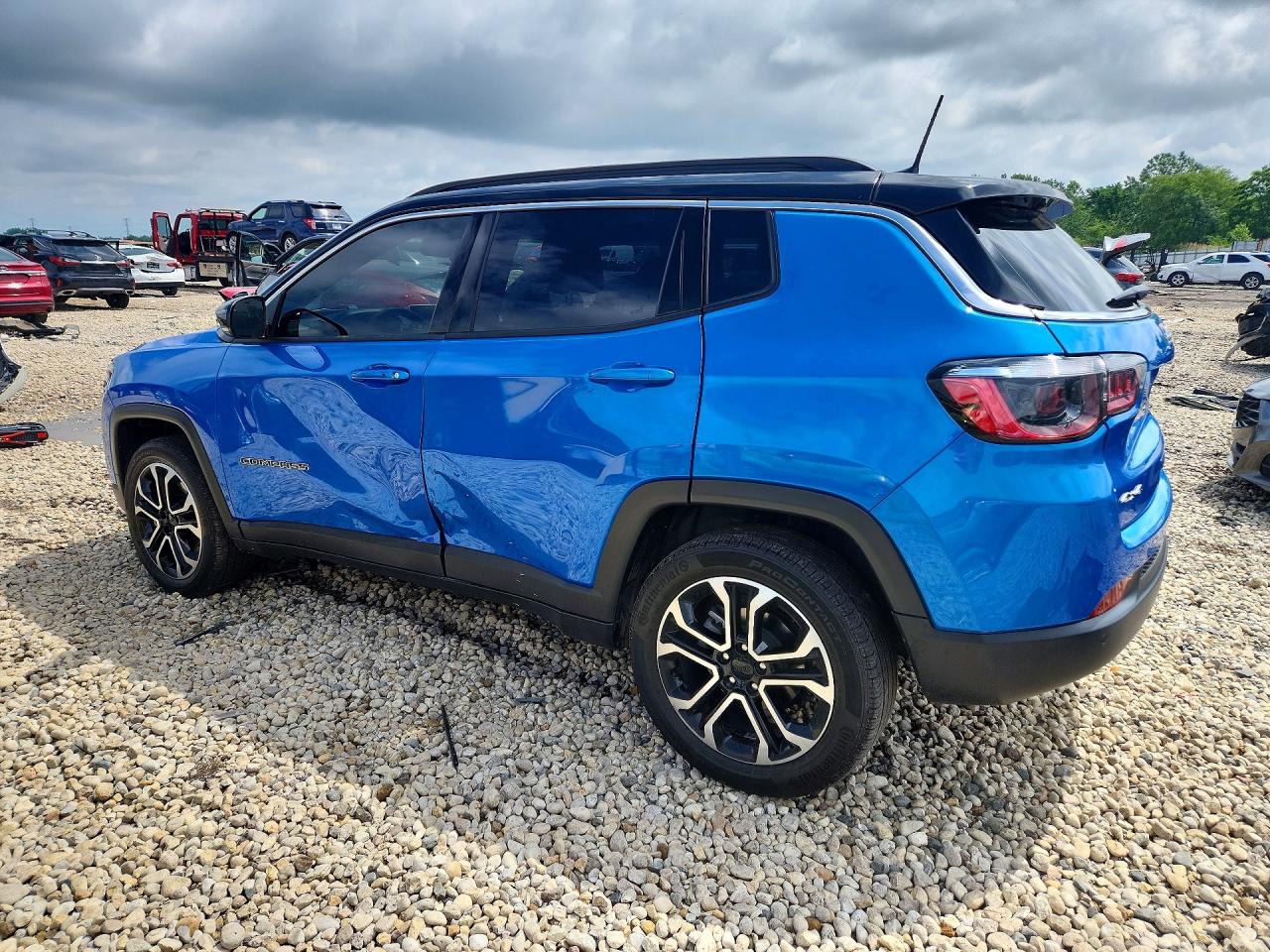2024 Jeep Compass Limited Blue vin: 3C4NJDCN3RT576215