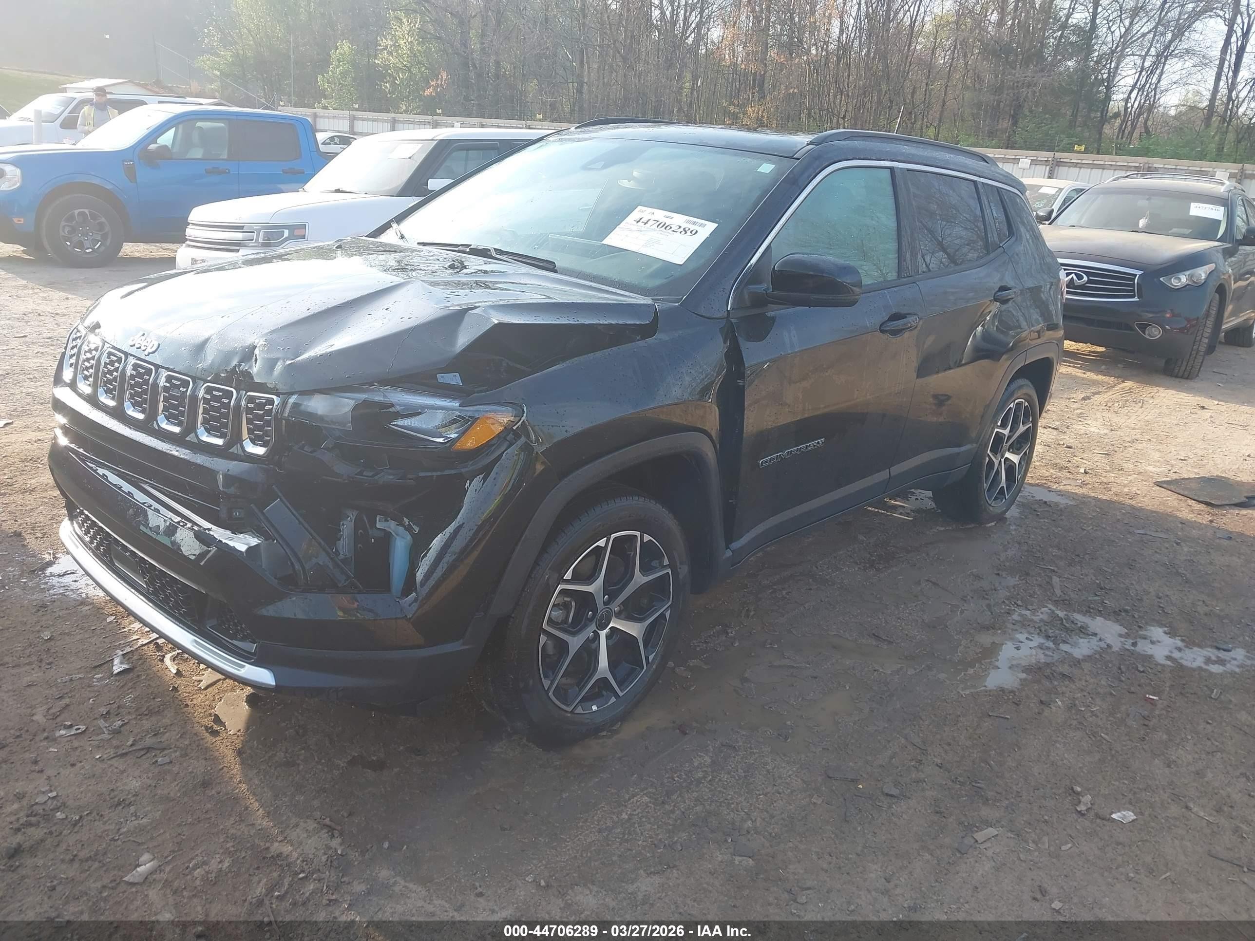 2025 Jeep Compass Limited 4x4 Black vin: 3C4NJDCN3ST560702
