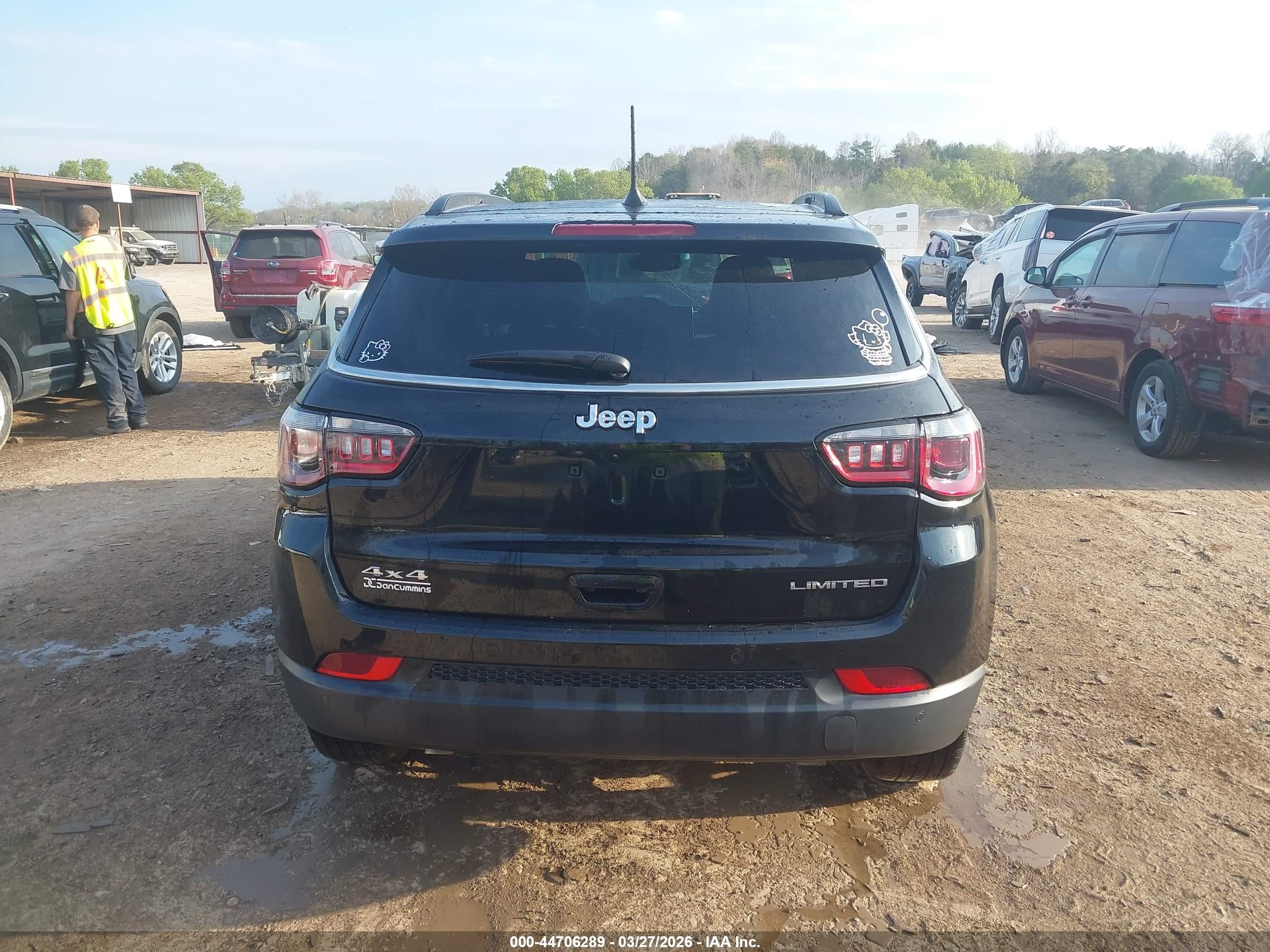 2025 Jeep Compass Limited 4x4 Black vin: 3C4NJDCN3ST560702
