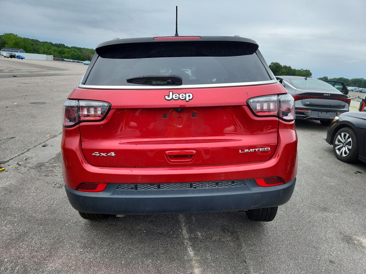 2025 Jeep Compass Limited Red vin: 3C4NJDCN4ST522329