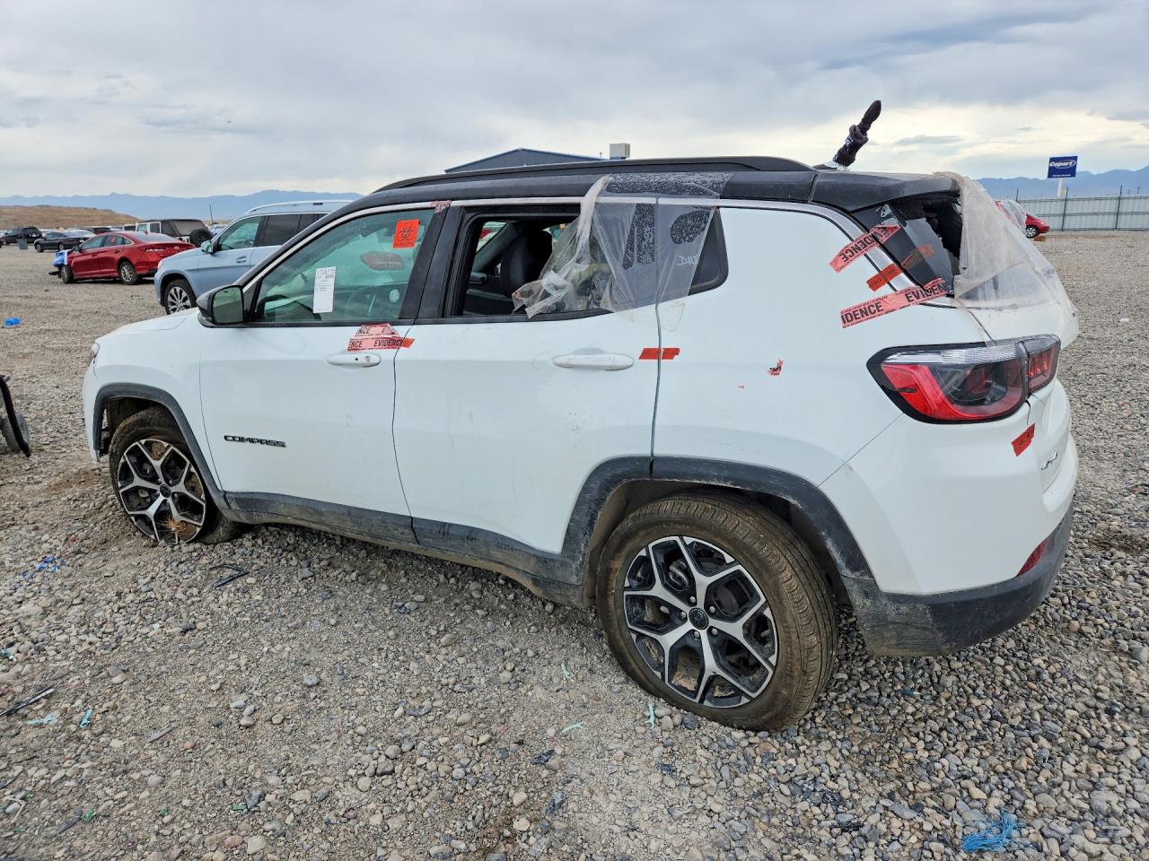 2025 Jeep Compass Limited White vin: 3C4NJDCN4ST623001