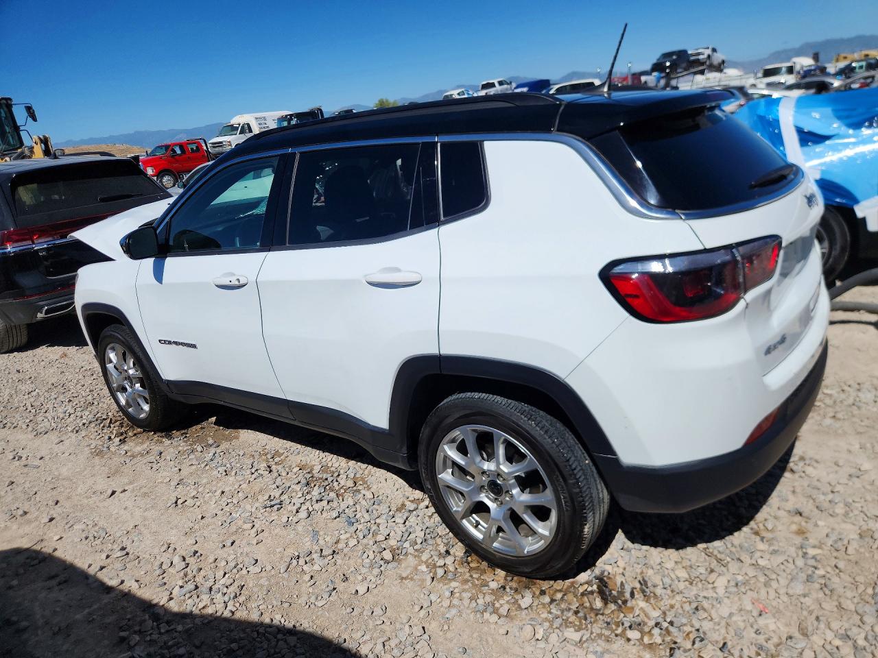 2025 Jeep Compass Limited White vin: 3C4NJDCN6ST505001