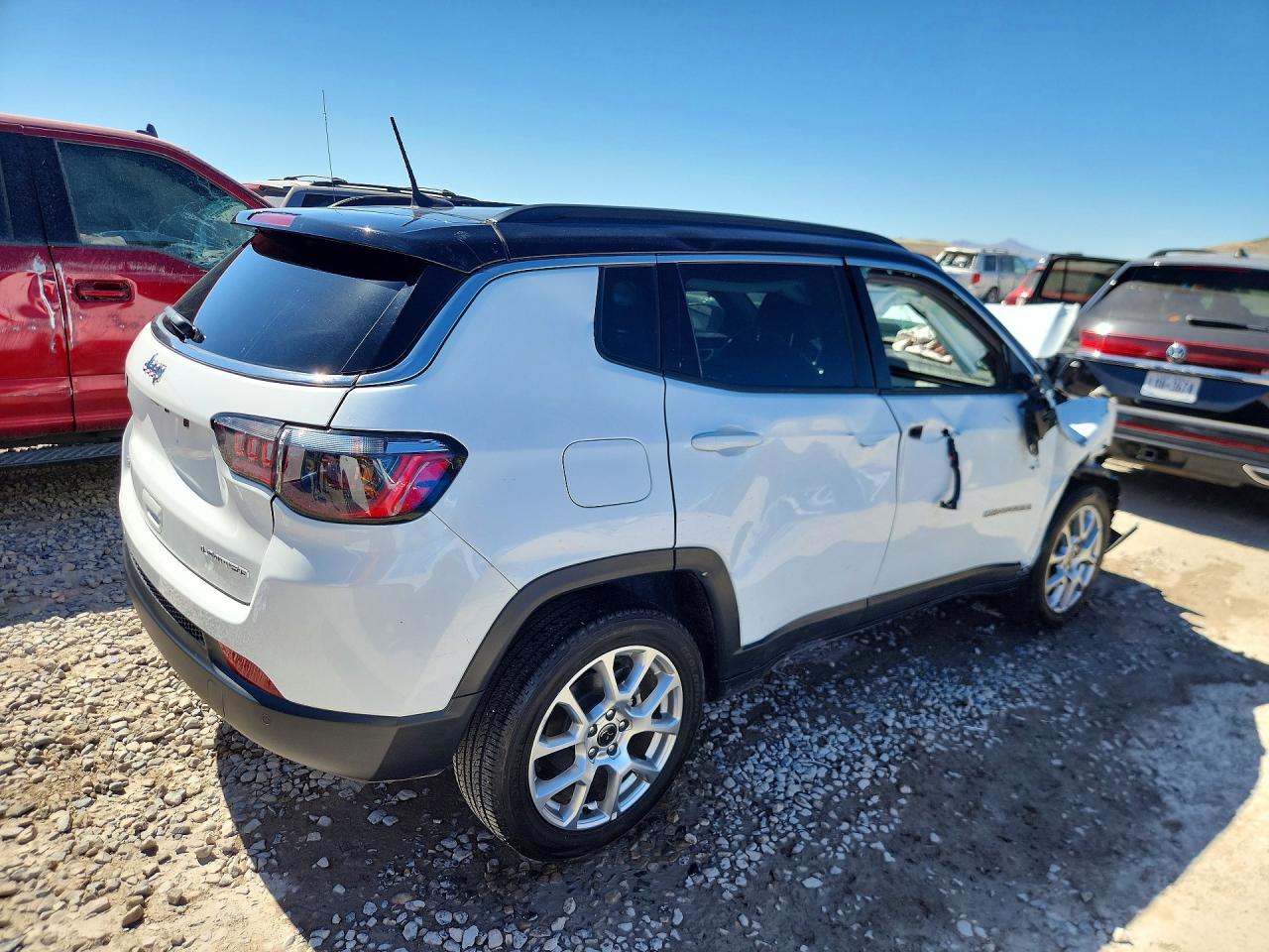 2025 Jeep Compass Limited White vin: 3C4NJDCN6ST505001