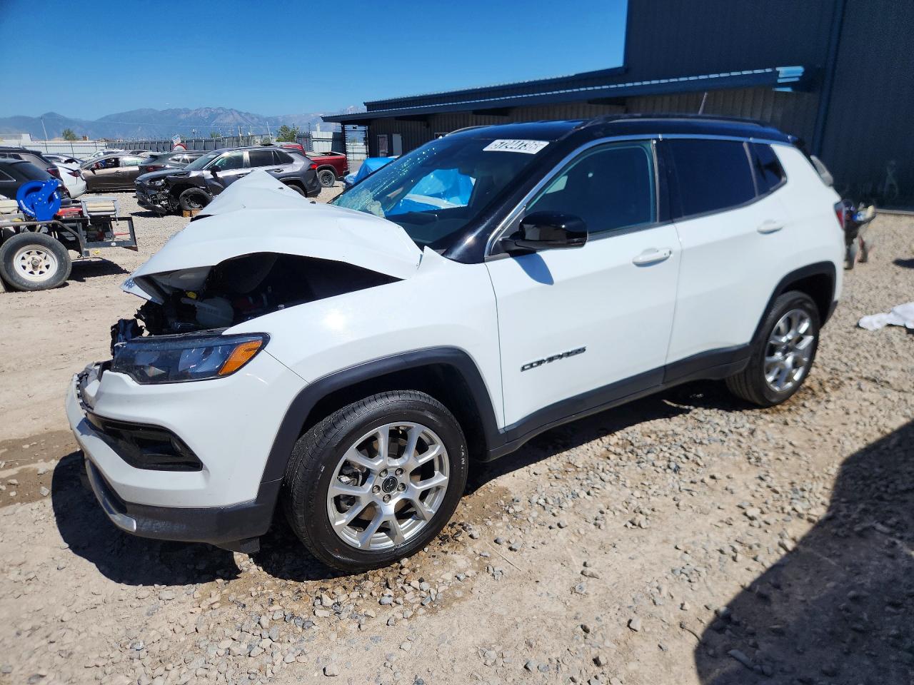 2025 Jeep Compass Limited White vin: 3C4NJDCN6ST505001