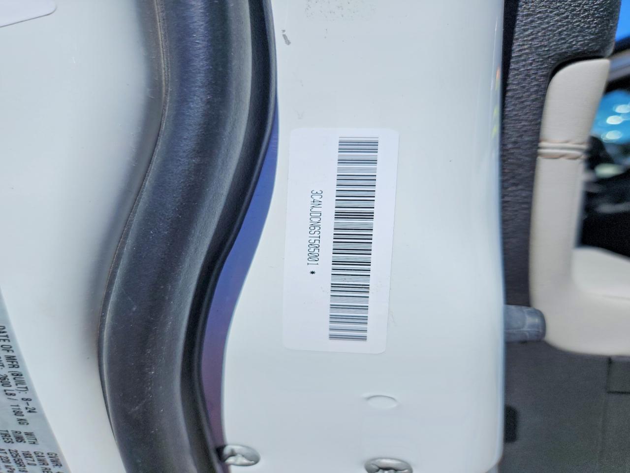 2025 Jeep Compass Limited White vin: 3C4NJDCN6ST505001