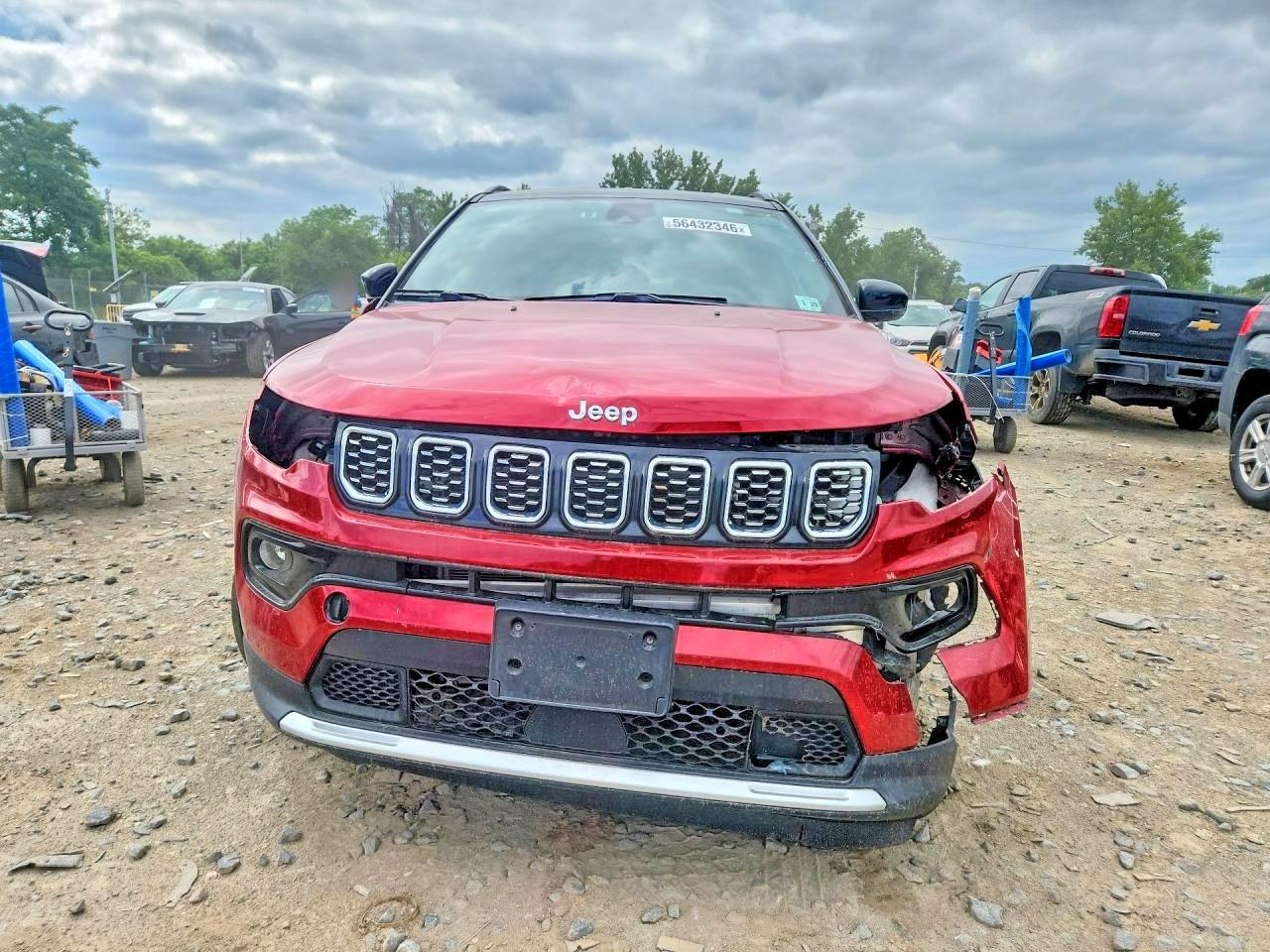 2025 Jeep Compass Red vin: 3C4NJDCN6ST565747