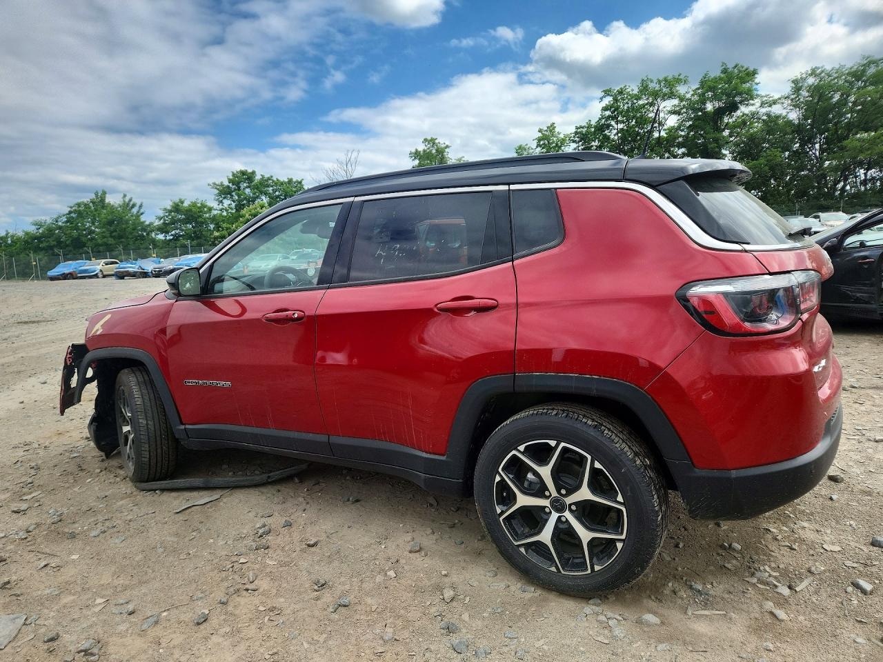 2025 Jeep Compass Red vin: 3C4NJDCN6ST565747