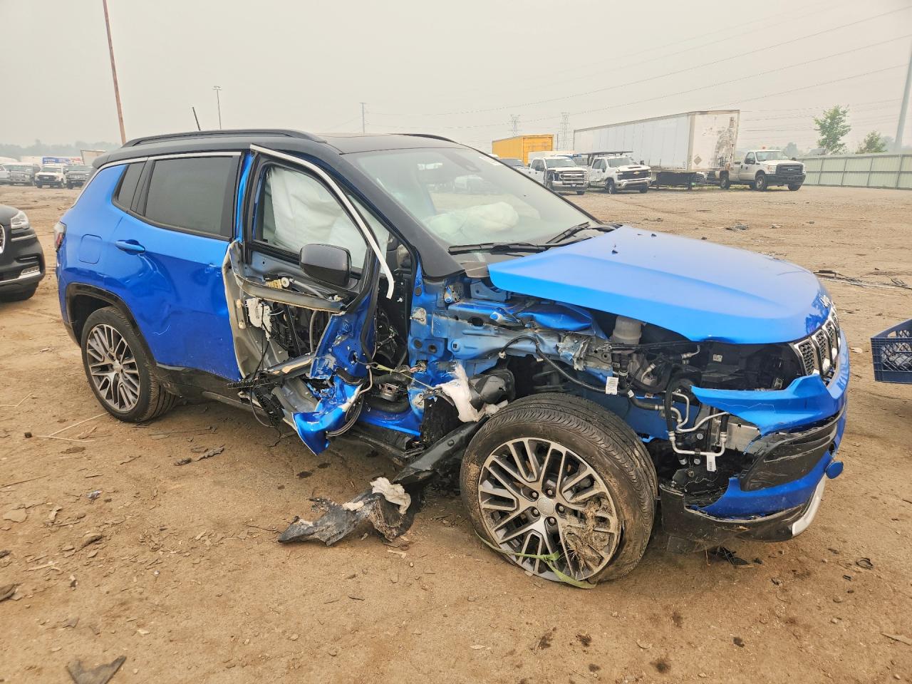 2023 Jeep Compass Limited Blue vin: 3C4NJDCN7PT558099