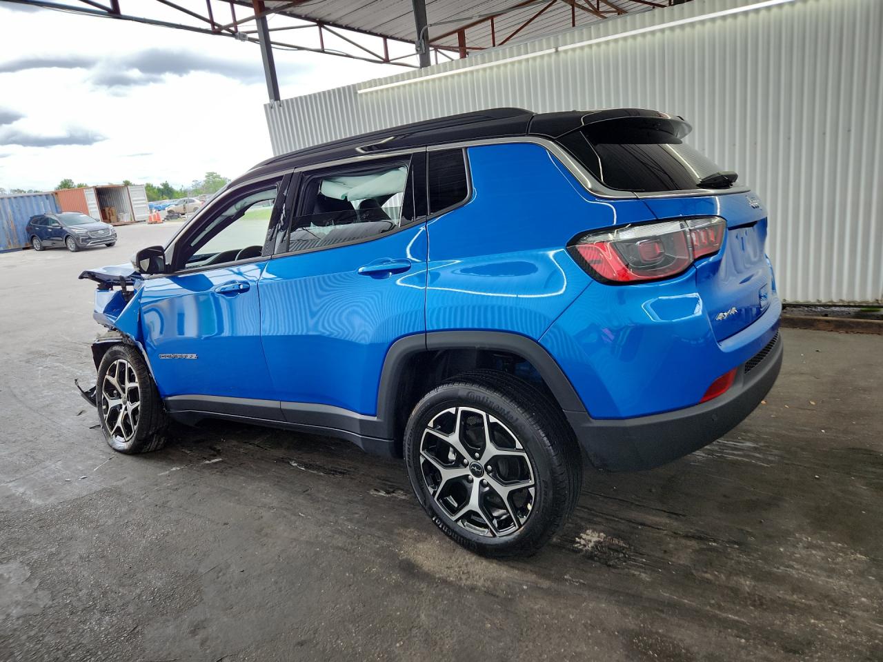 2026 Jeep Compass Limited Blue vin: 3C4NJDCN7TT224293 Damage: Left Side Curtain Air Bag, Deployed, Replacement Required