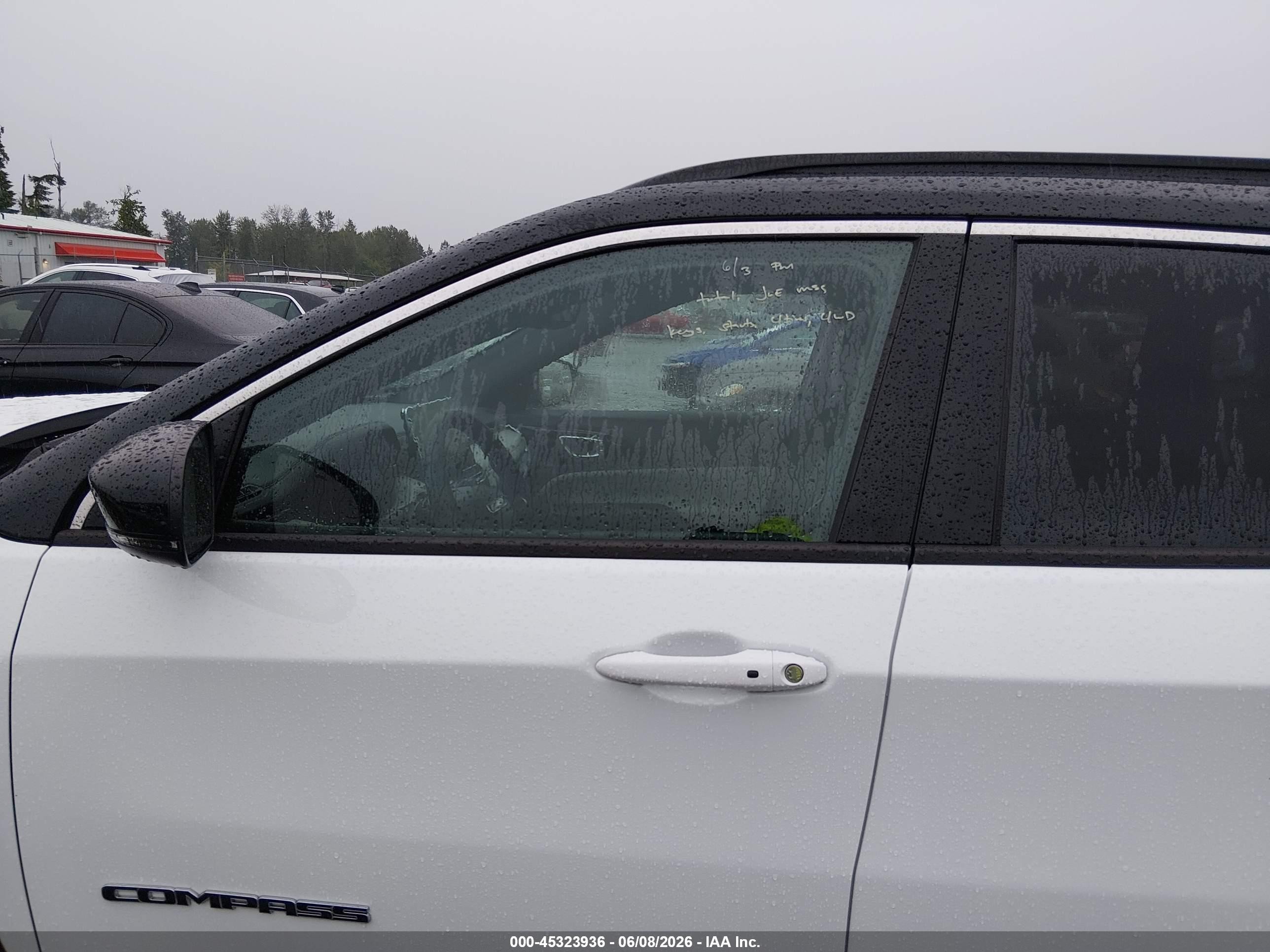 2025 Jeep Compass Limited 4x4 White vin: 3C4NJDCN8ST597938