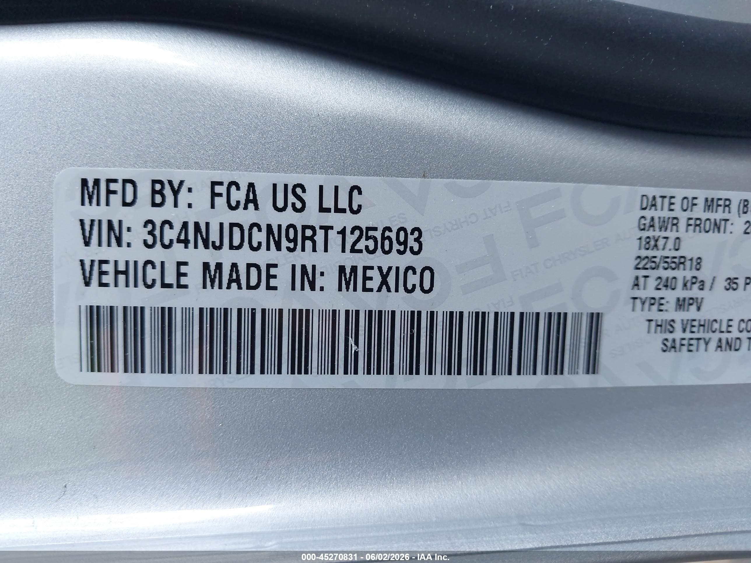 2024 Jeep Compass Limited 4x4 Silver vin: 3C4NJDCN9RT125693