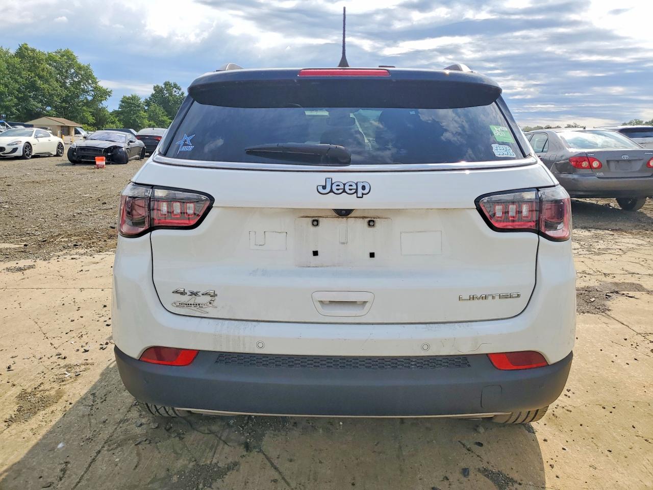 2023 Jeep Compass Limited Белый vin: 3C4NJDCNXPT537697