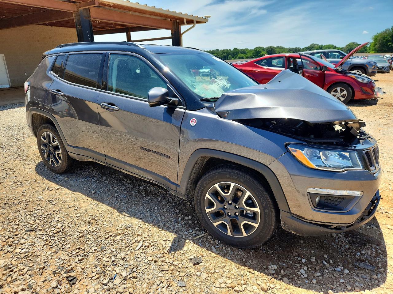 2020 Jeep Compass Trailhawk Black vin: 3C4NJDDB0LT122256
