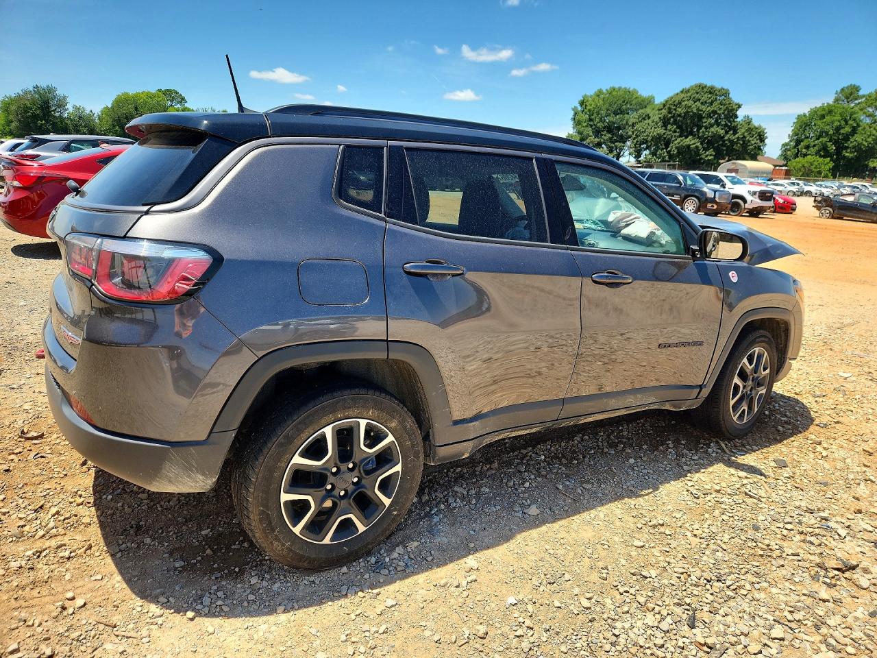 2020 Jeep Compass Trailhawk Black vin: 3C4NJDDB0LT122256