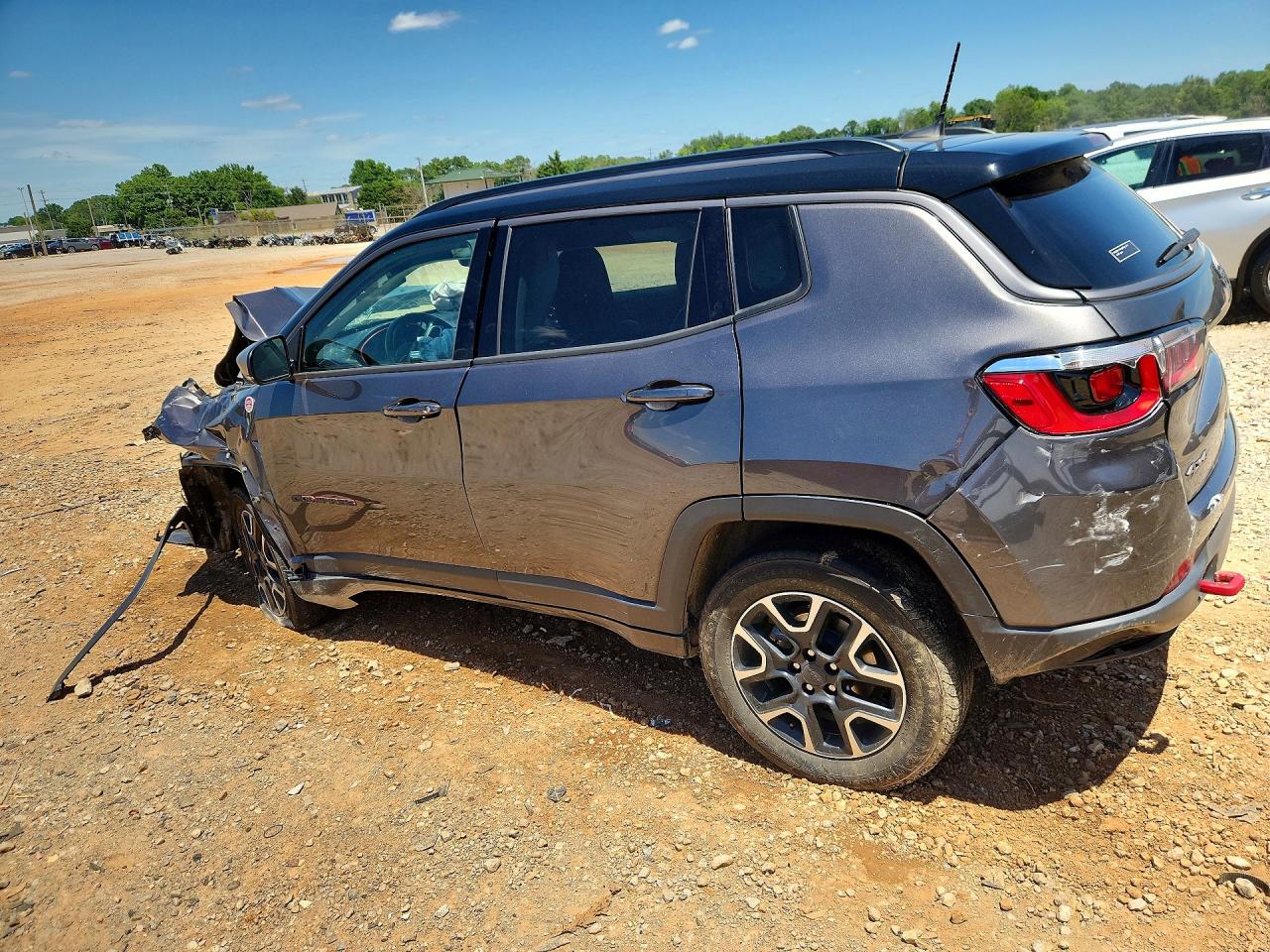 2020 Jeep Compass Trailhawk Black vin: 3C4NJDDB0LT122256