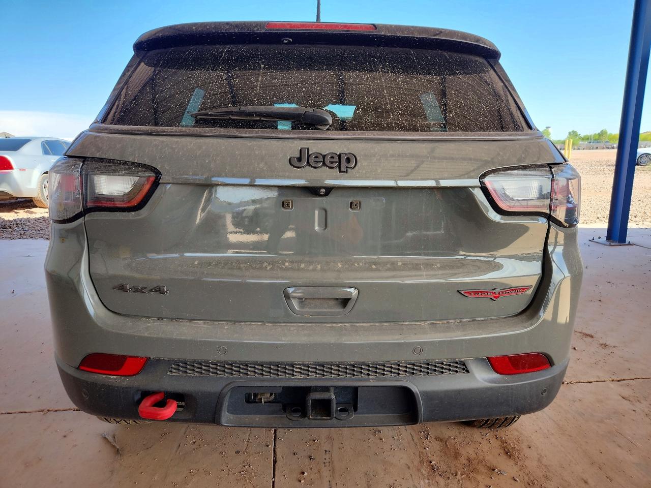 2022 Jeep Compass Trailhawk Gray vin: 3C4NJDDB0NT115553