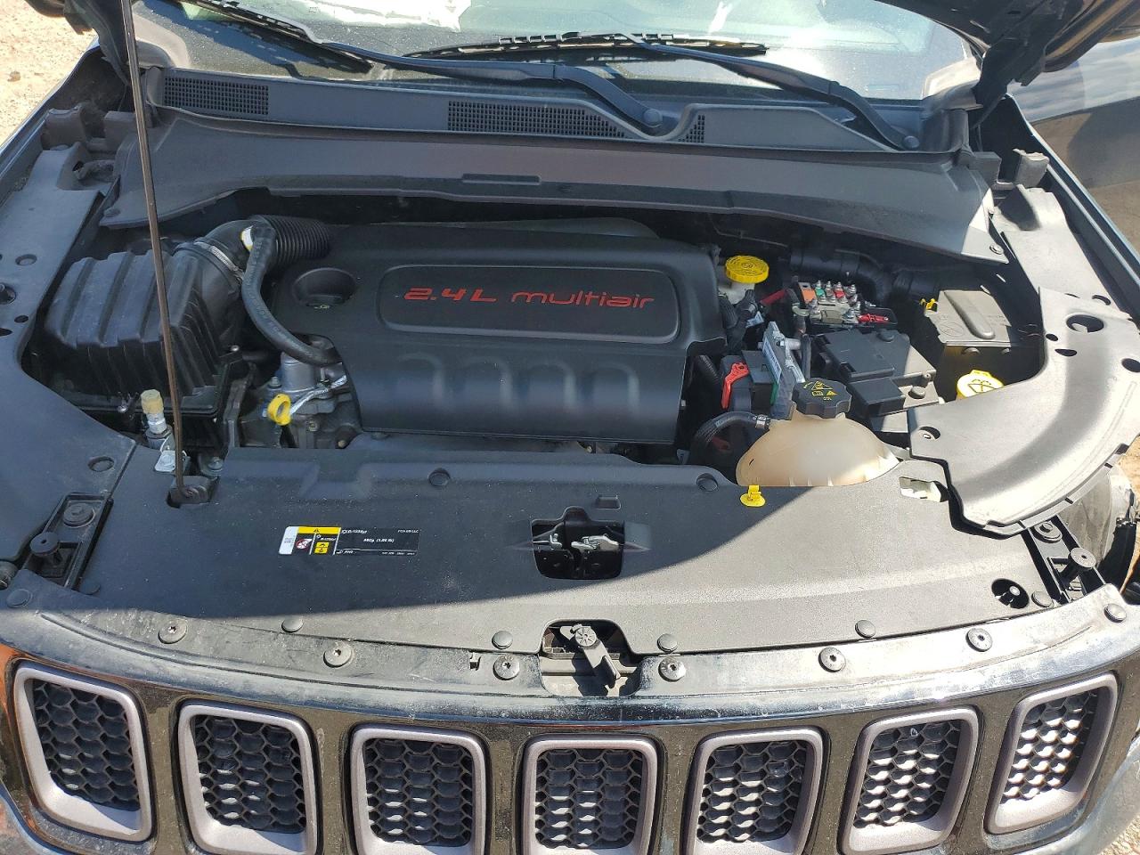 2017 Jeep Compass Trailhawk Gray vin: 3C4NJDDB1HT689308