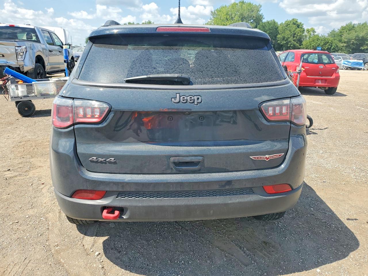 2017 Jeep Compass Trailhawk Gray vin: 3C4NJDDB1HT689308