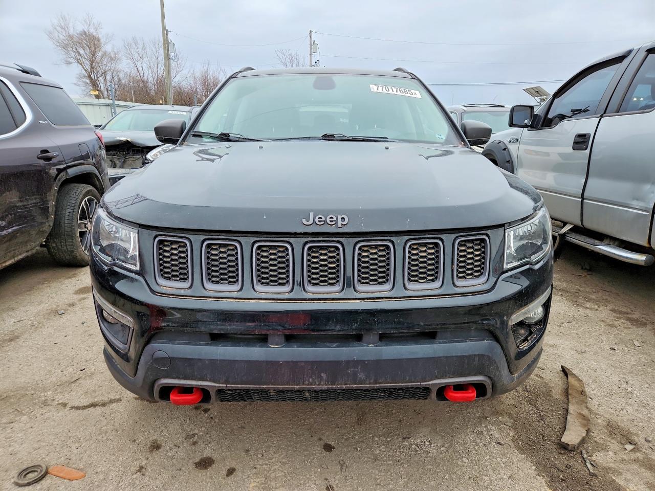 2018 Jeep Compass Trailhawk Черный vin: 3C4NJDDB1JT485839