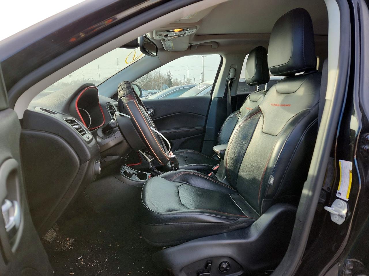 2018 Jeep Compass Trailhawk Черный vin: 3C4NJDDB1JT485839