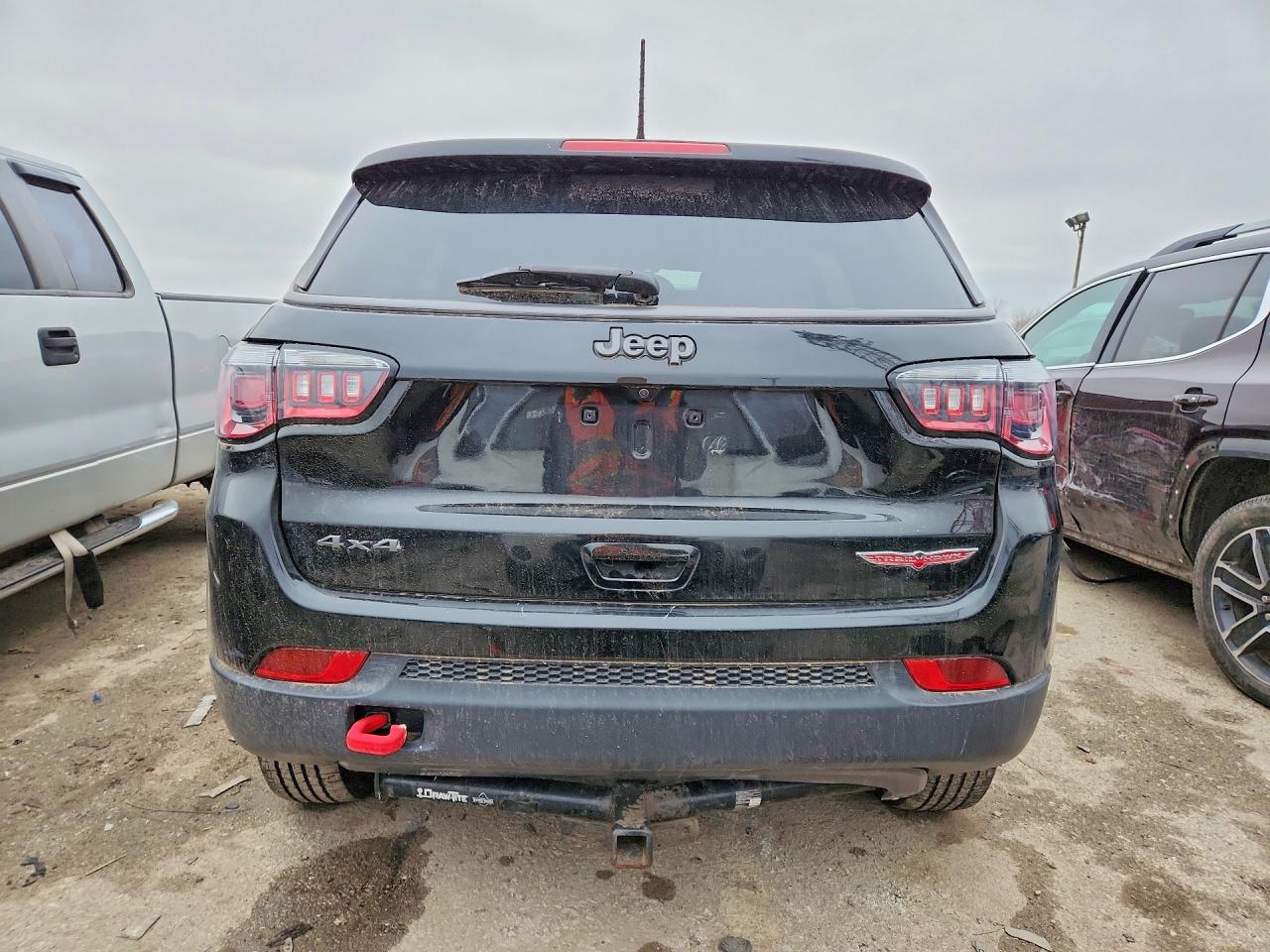 2018 Jeep Compass Trailhawk Черный vin: 3C4NJDDB1JT485839