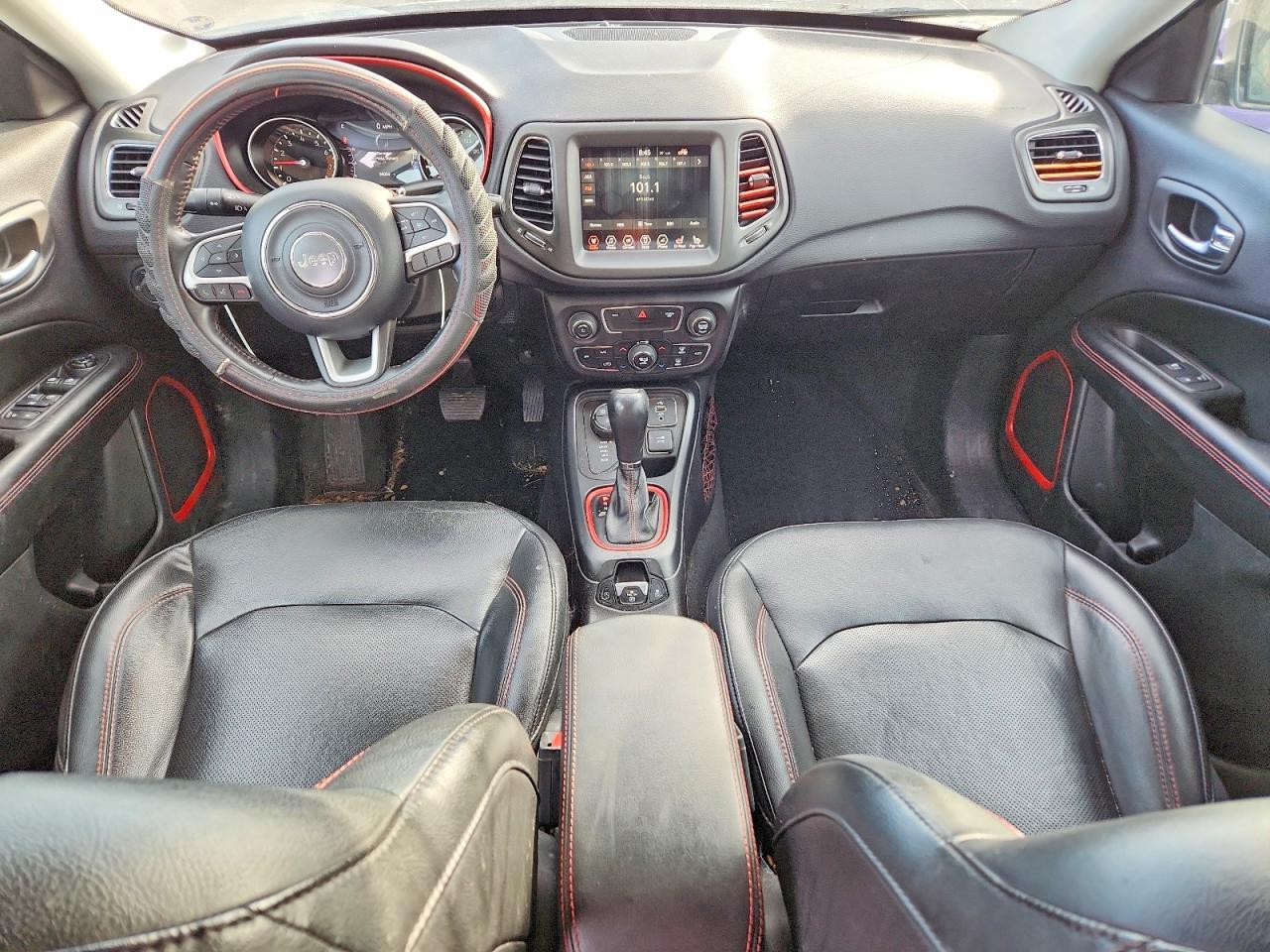 2018 Jeep Compass Trailhawk Черный vin: 3C4NJDDB1JT485839