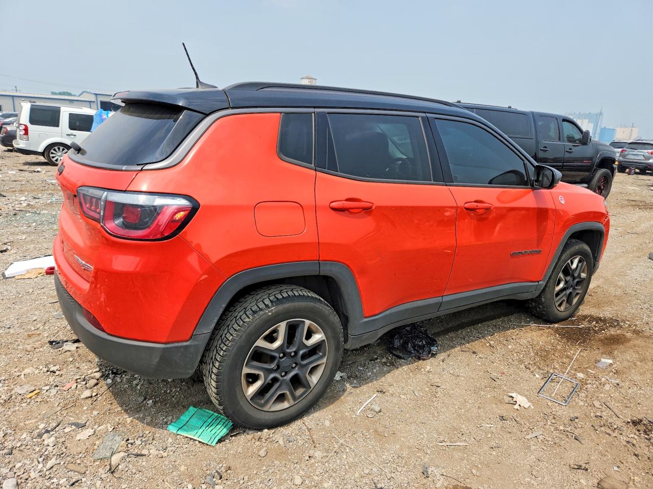 2017 Jeep Compass Trailhawk Orange vin: 3C4NJDDB2HT667060