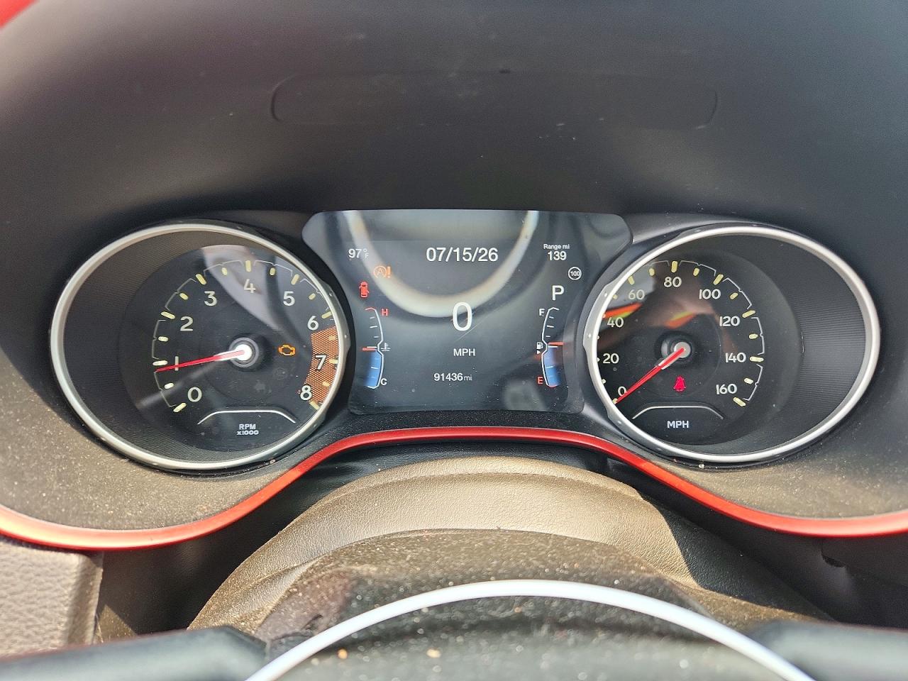 2017 Jeep Compass Trailhawk Orange vin: 3C4NJDDB2HT667060