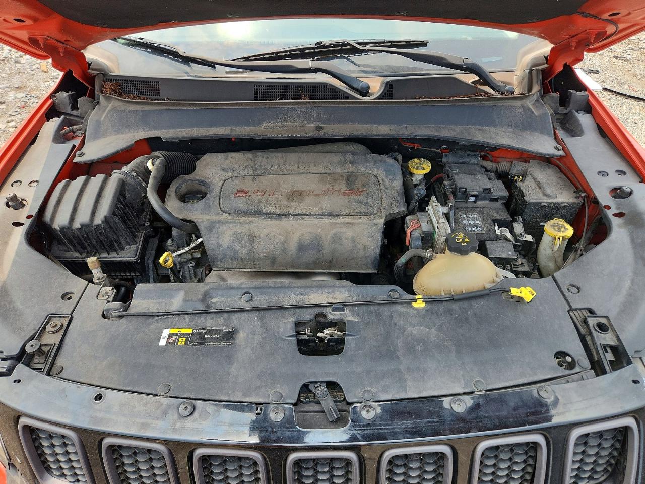 2017 Jeep Compass Trailhawk Orange vin: 3C4NJDDB2HT667060