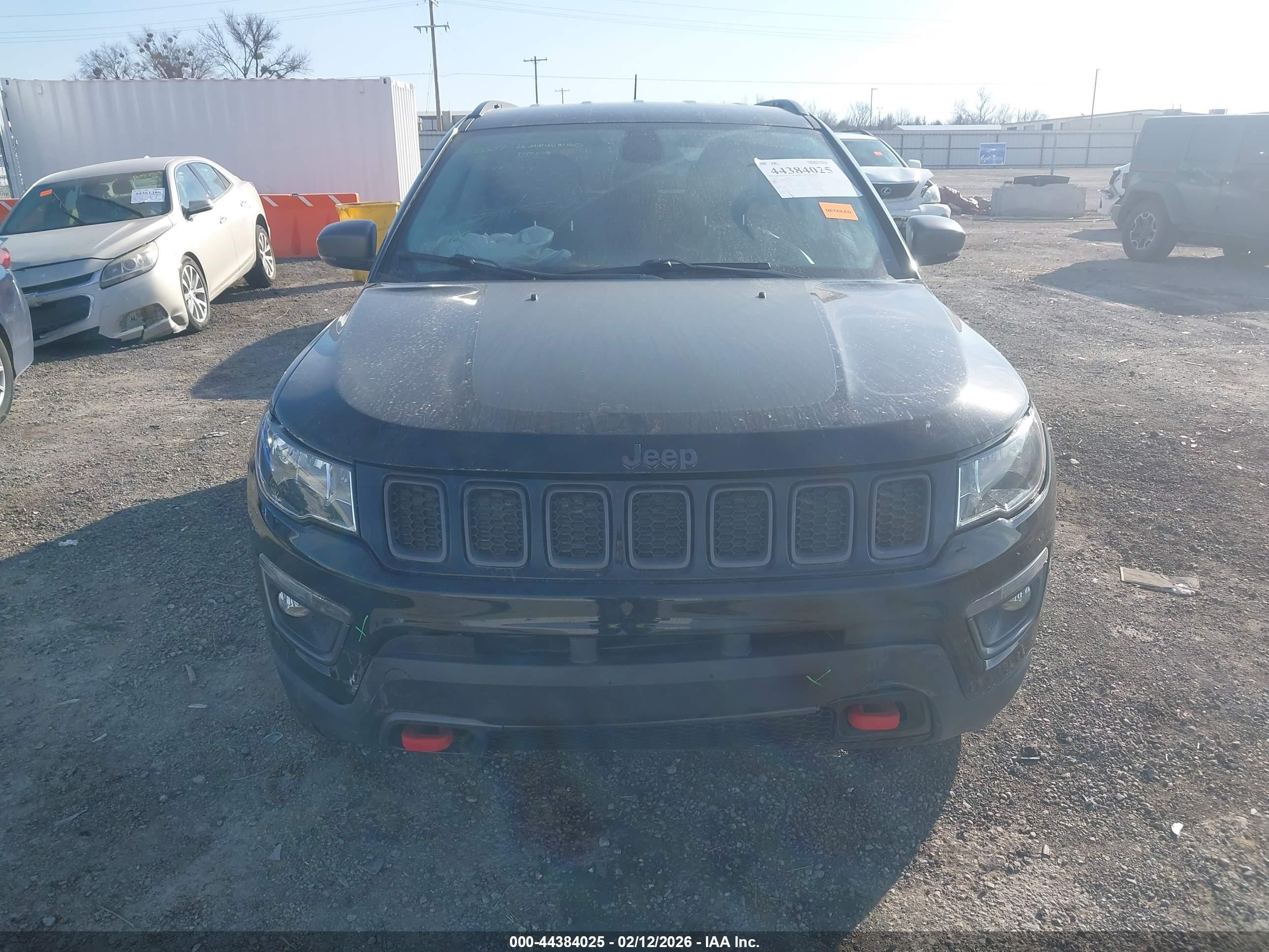 2018 Jeep Compass Trailhawk 4x4 Black vin: 3C4NJDDB2JT442031