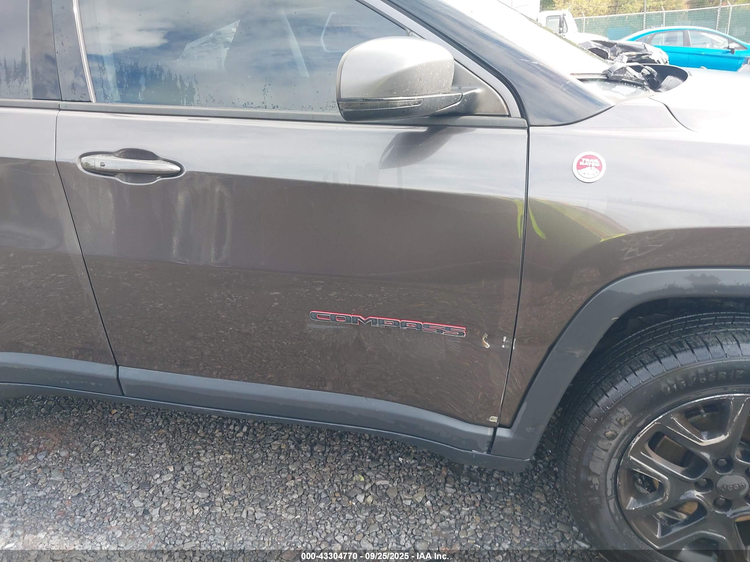 2017 Jeep New Compass Trailhawk 4x4 Серый vin: 3C4NJDDB3HT675054