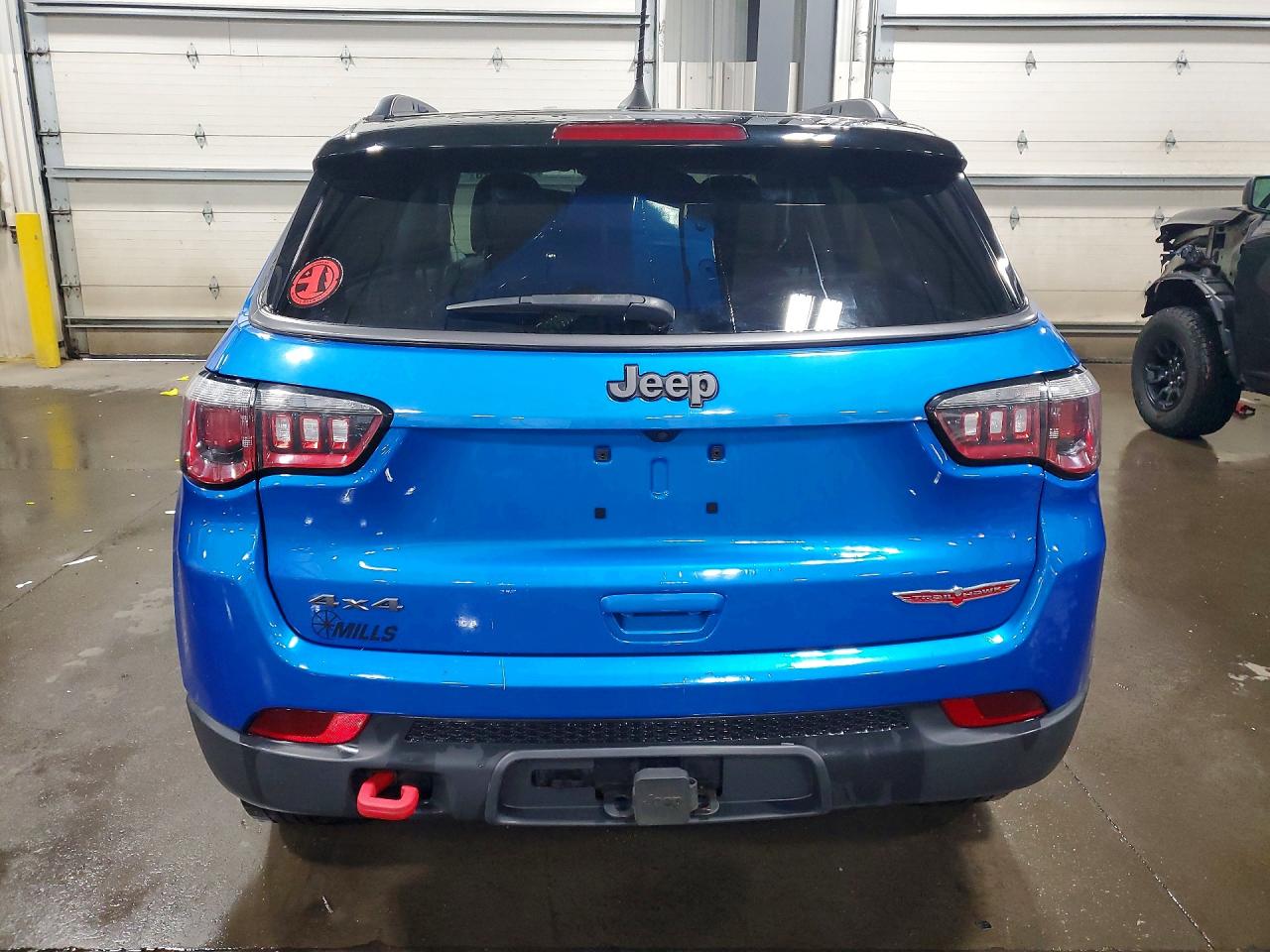 2018 Jeep Compass Trailhawk Blue vin: 3C4NJDDB3JT484854