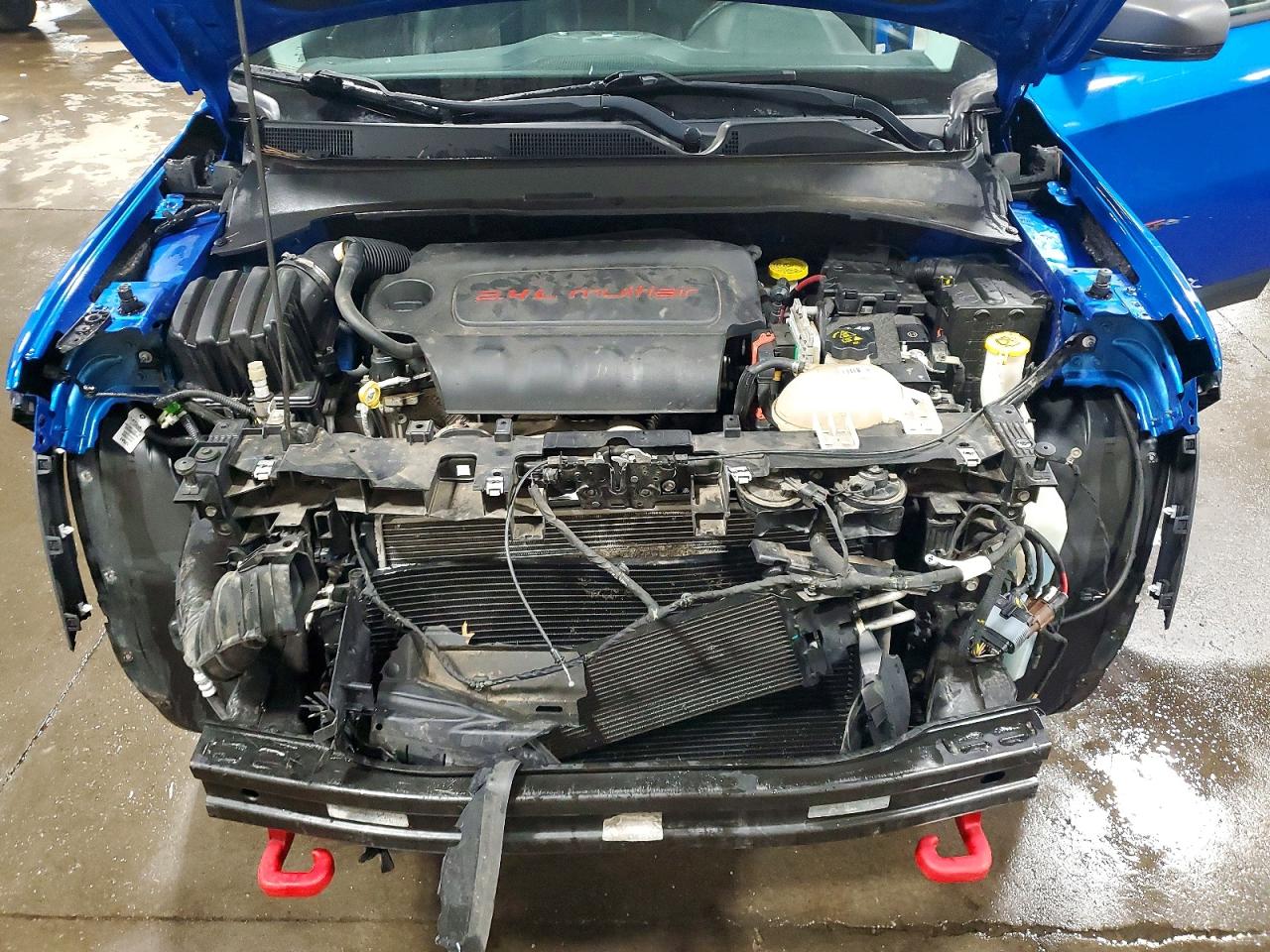 2018 Jeep Compass Trailhawk Blue vin: 3C4NJDDB3JT484854