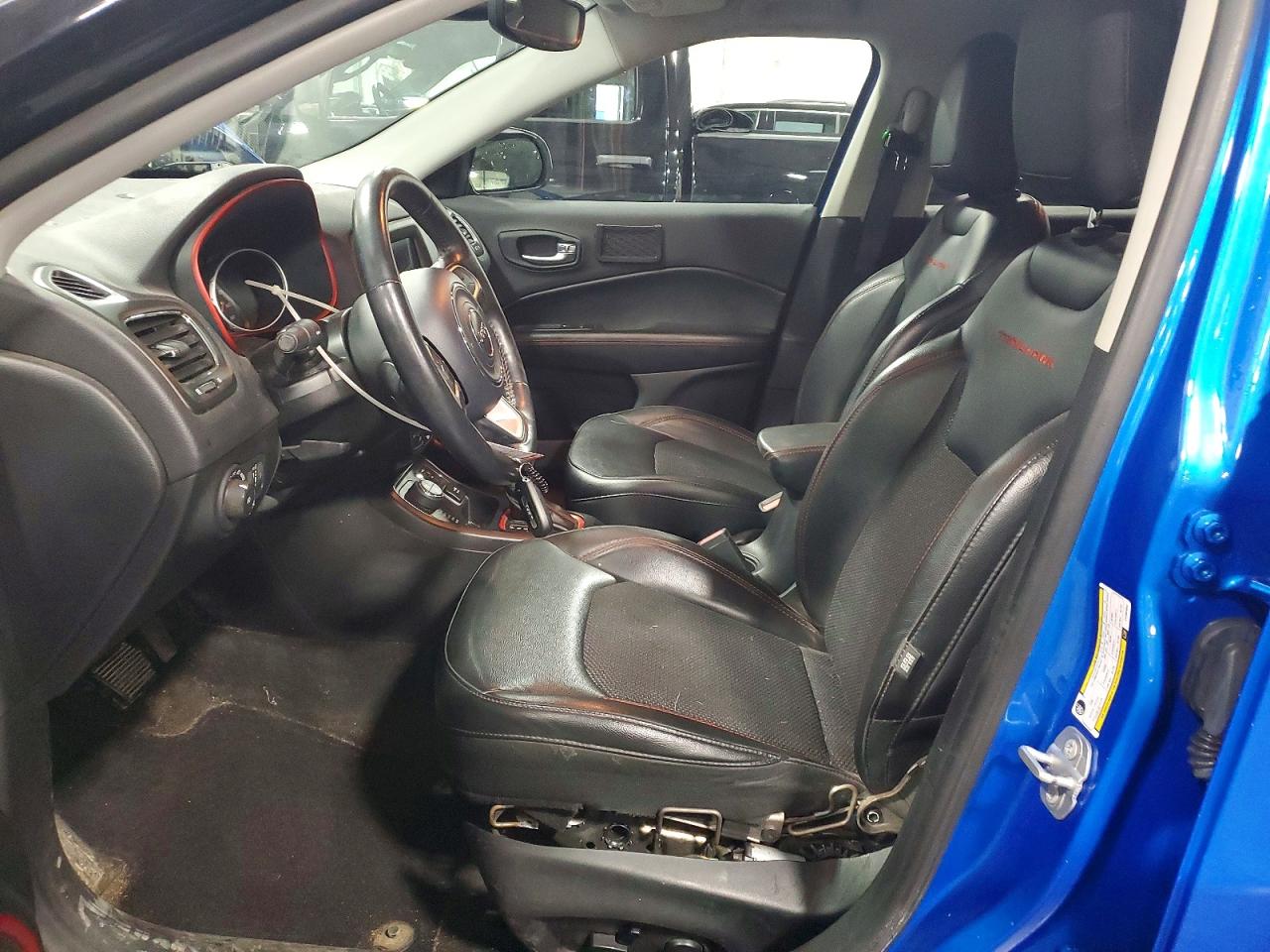 2018 Jeep Compass Trailhawk Blue vin: 3C4NJDDB3JT484854