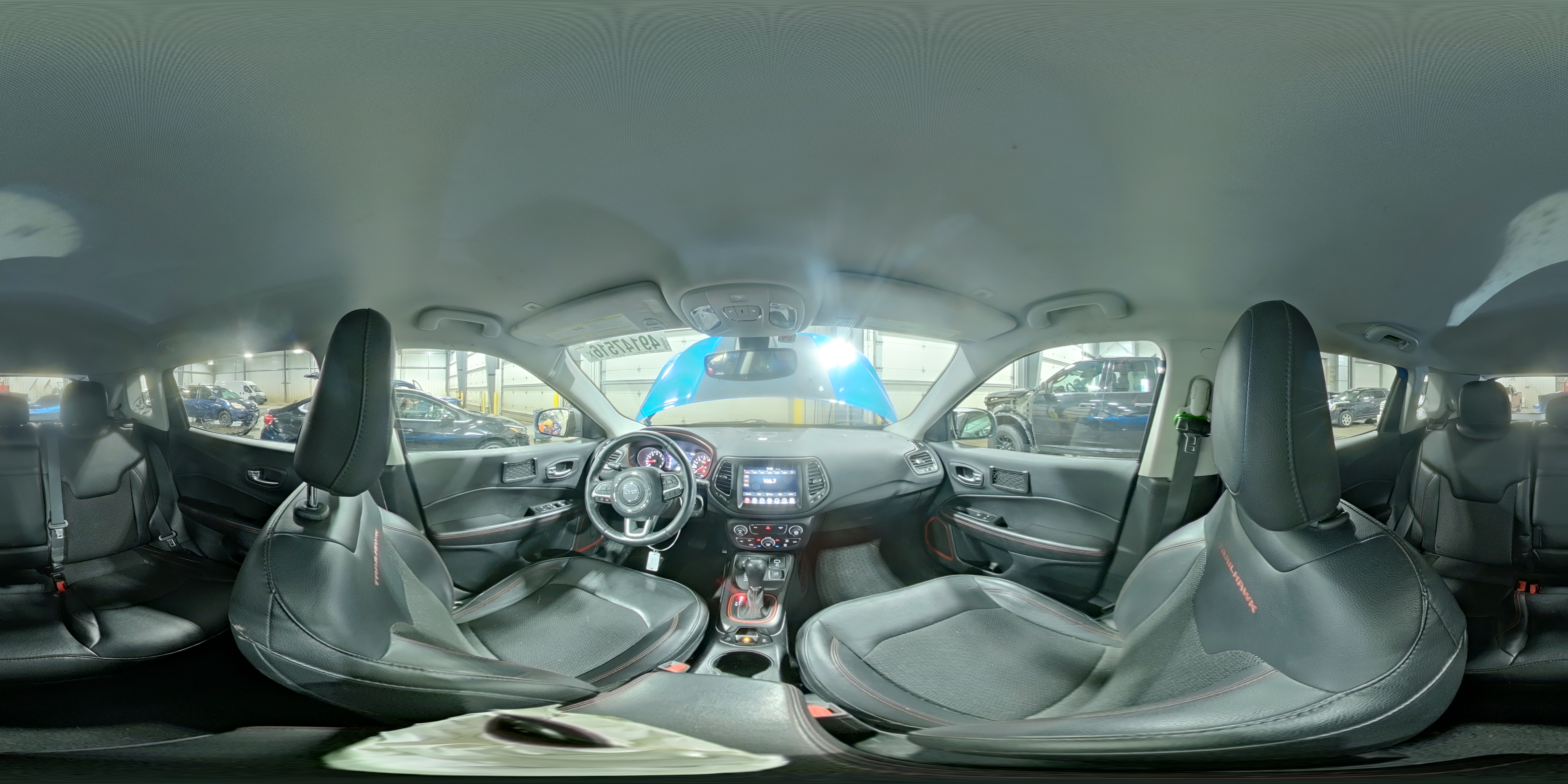 2018 Jeep Compass Trailhawk Blue vin: 3C4NJDDB3JT484854