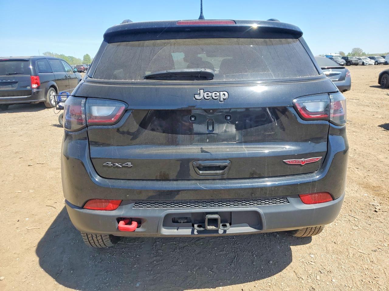 2022 Jeep Compass Trailhawk Black vin: 3C4NJDDB3NT227327
