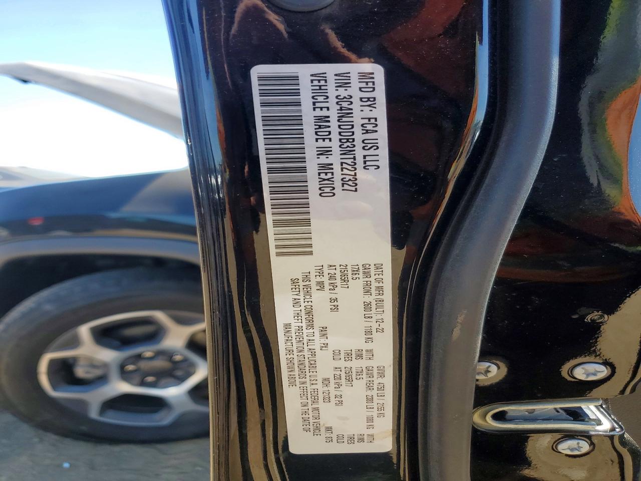 2022 Jeep Compass Trailhawk Black vin: 3C4NJDDB3NT227327