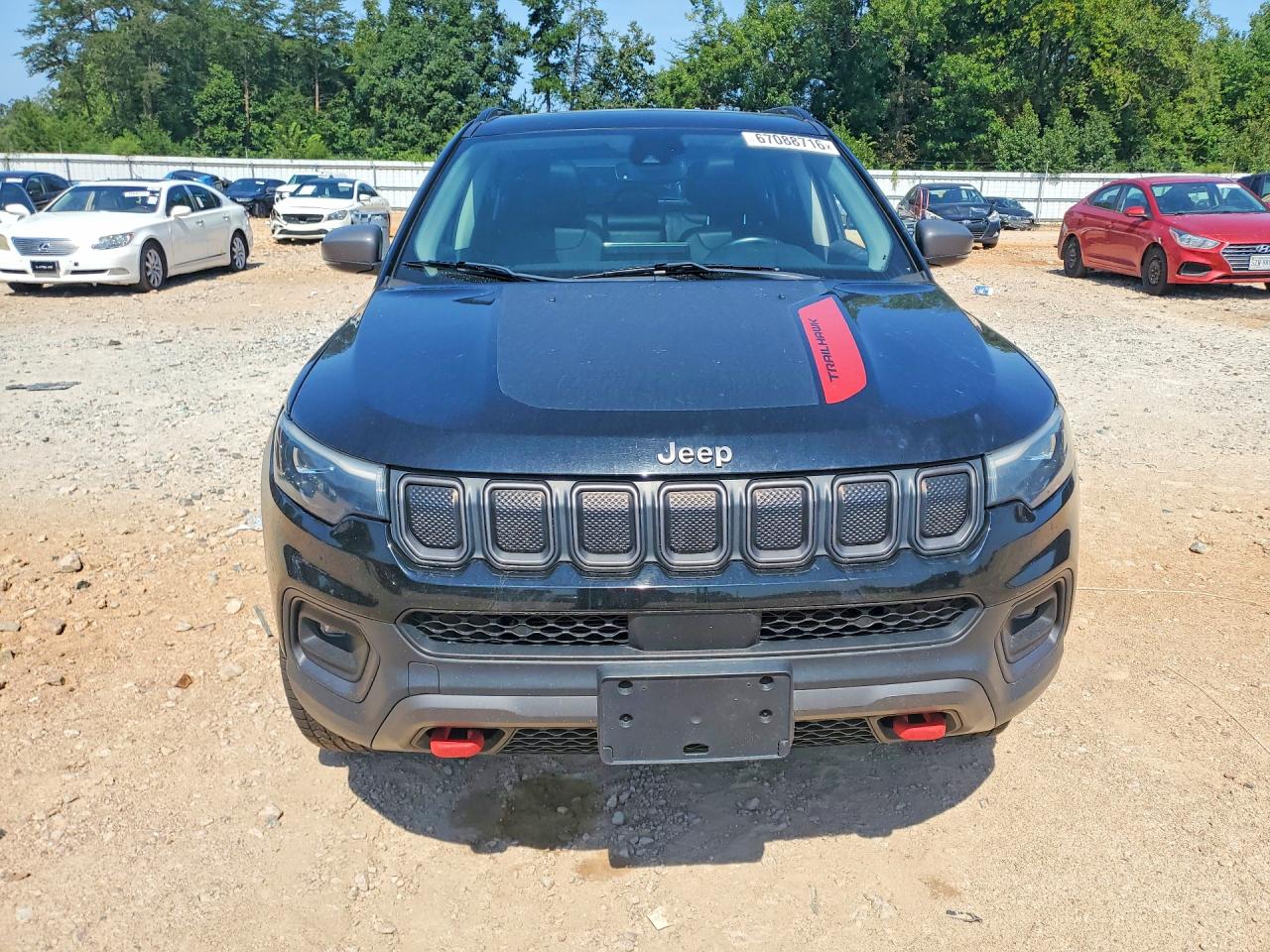 2022 Jeep Compass Trailhawk Black vin: 3C4NJDDB4NT143758