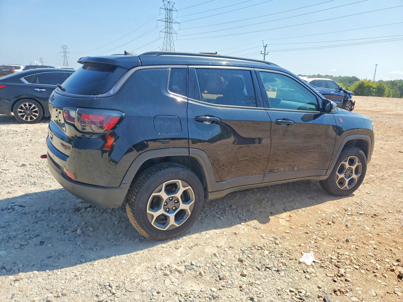 2022 Jeep Compass Trailhawk Black vin: 3C4NJDDB4NT143758
