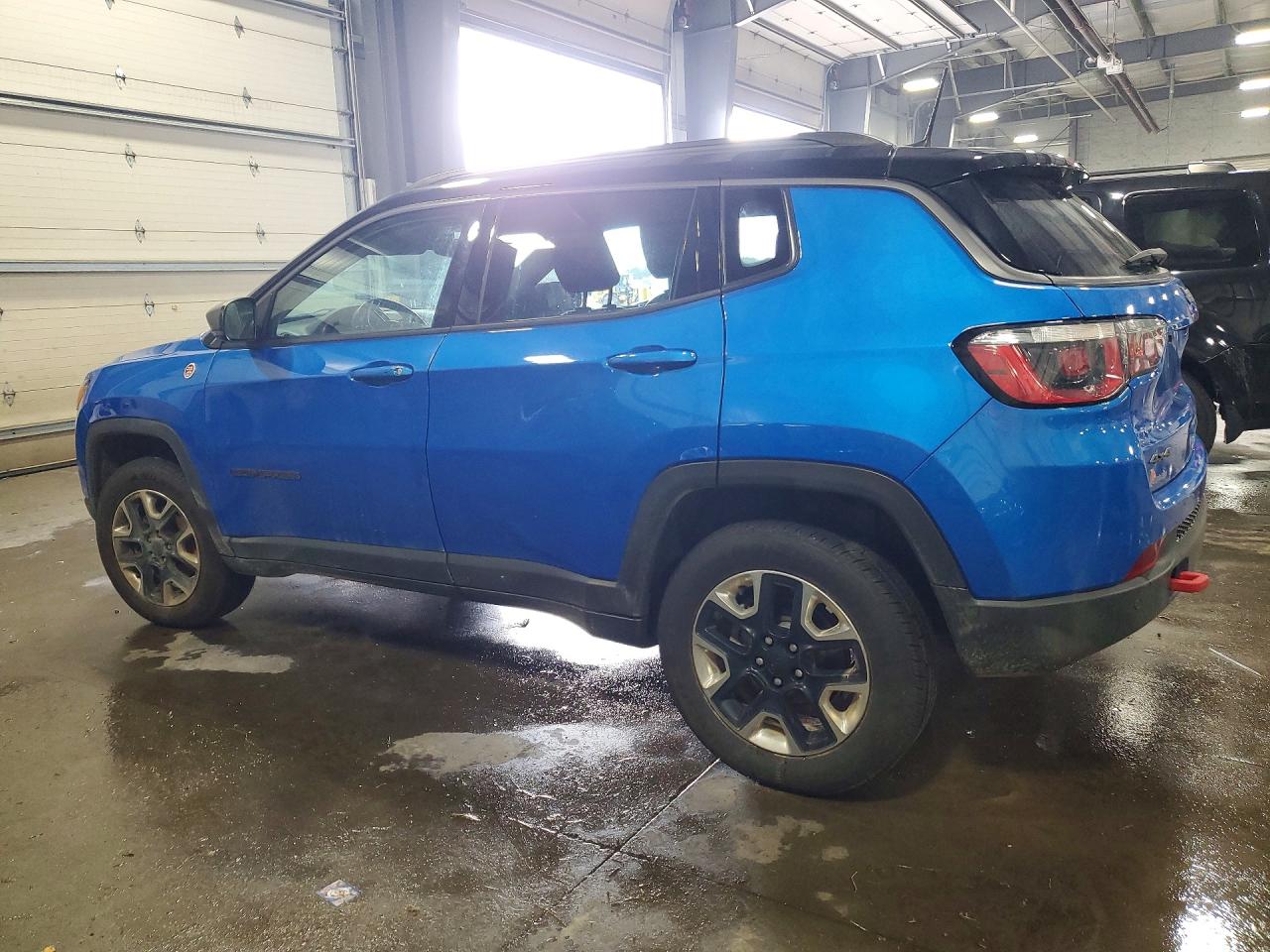 2018 Jeep Compass Trailhawk Blue vin: 3C4NJDDB5JT343462