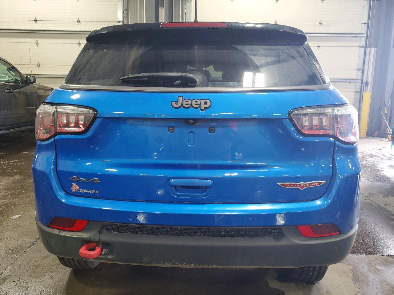 2018 Jeep Compass Trailhawk Blue vin: 3C4NJDDB5JT343462