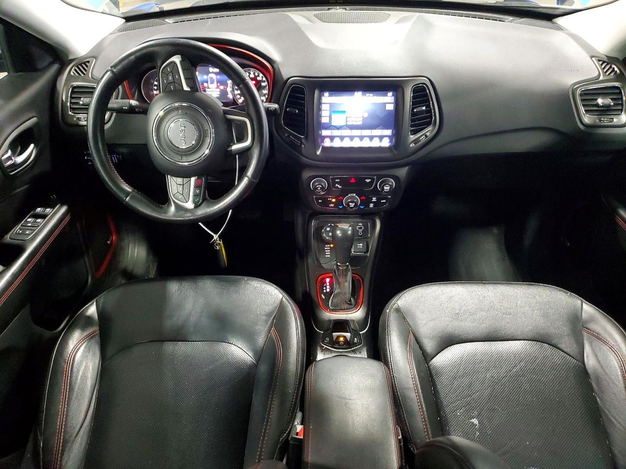 2018 Jeep Compass Trailhawk Blue vin: 3C4NJDDB5JT343462