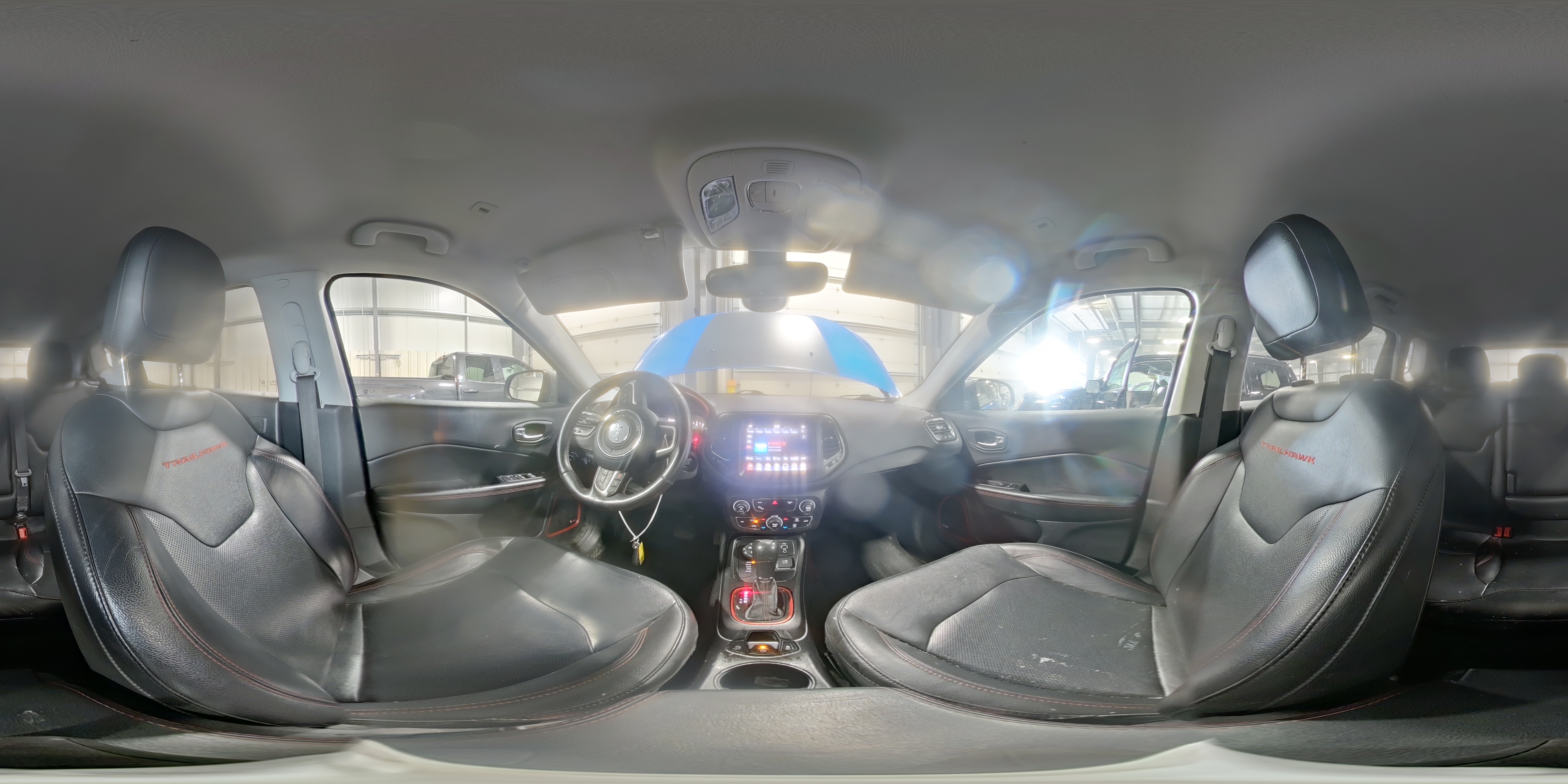 2018 Jeep Compass Trailhawk Blue vin: 3C4NJDDB5JT343462