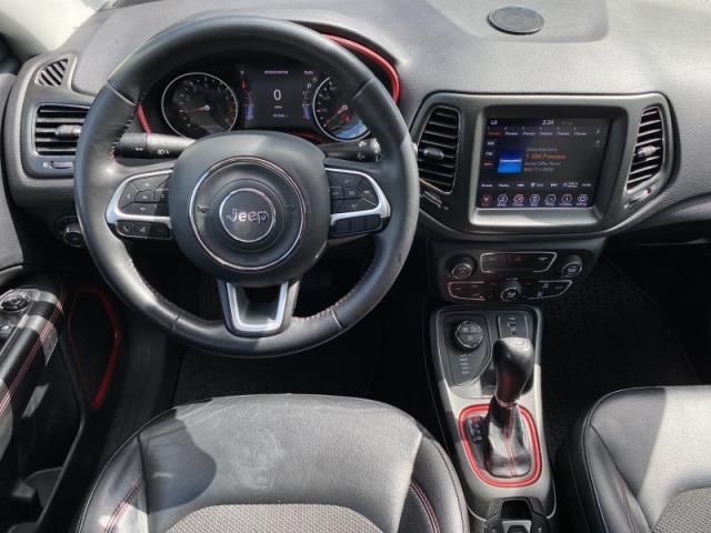 2018 Jeep Compass Trailhawk White vin: 3C4NJDDB5JT451256