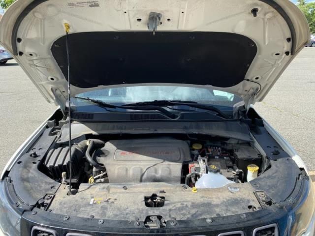 2018 Jeep Compass Trailhawk White vin: 3C4NJDDB5JT451256